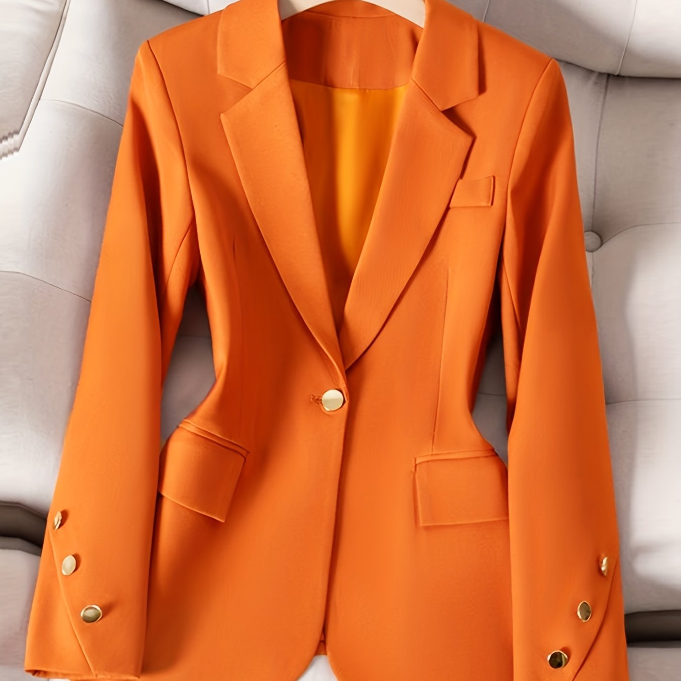 TEMU A Versatile Women's Jacket Suitable For , Perfect For Business, Commuting, Street Style, And Office Gatherings