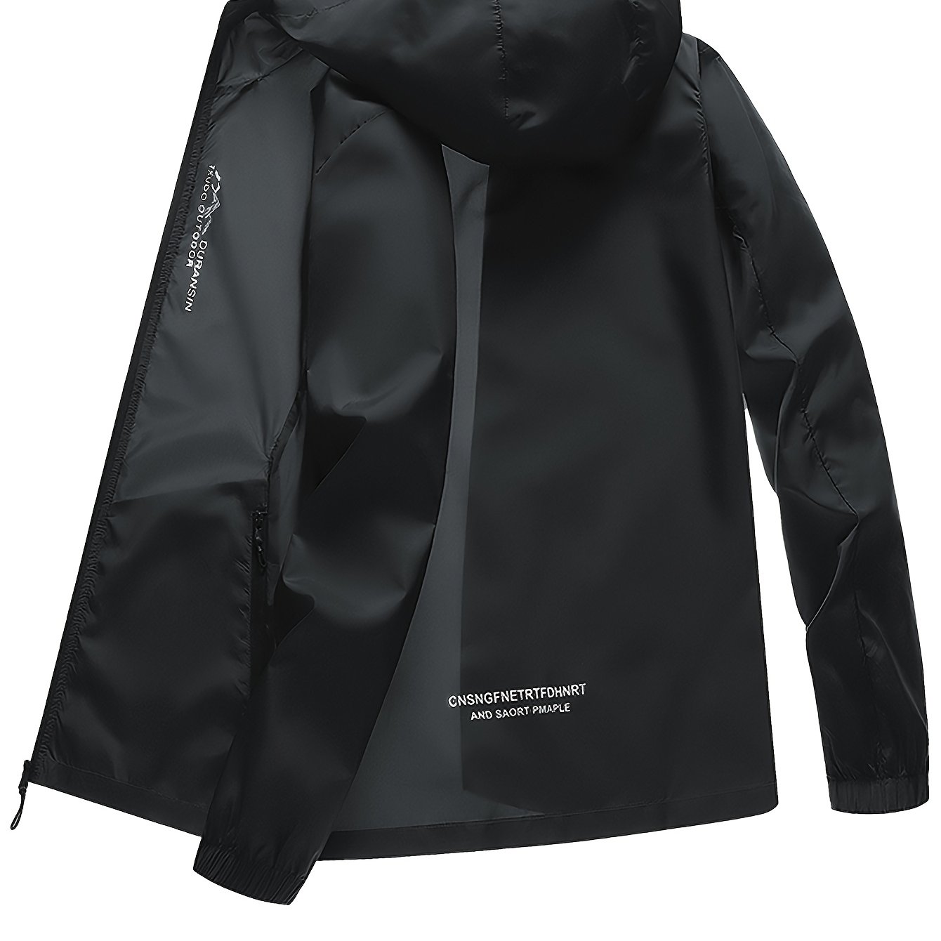 TEMU New Summer Men's Sports Outdoor Fishing Cycling Casual Windbreaker, Men's Travel Lightweight Simple Material Portable Jacket