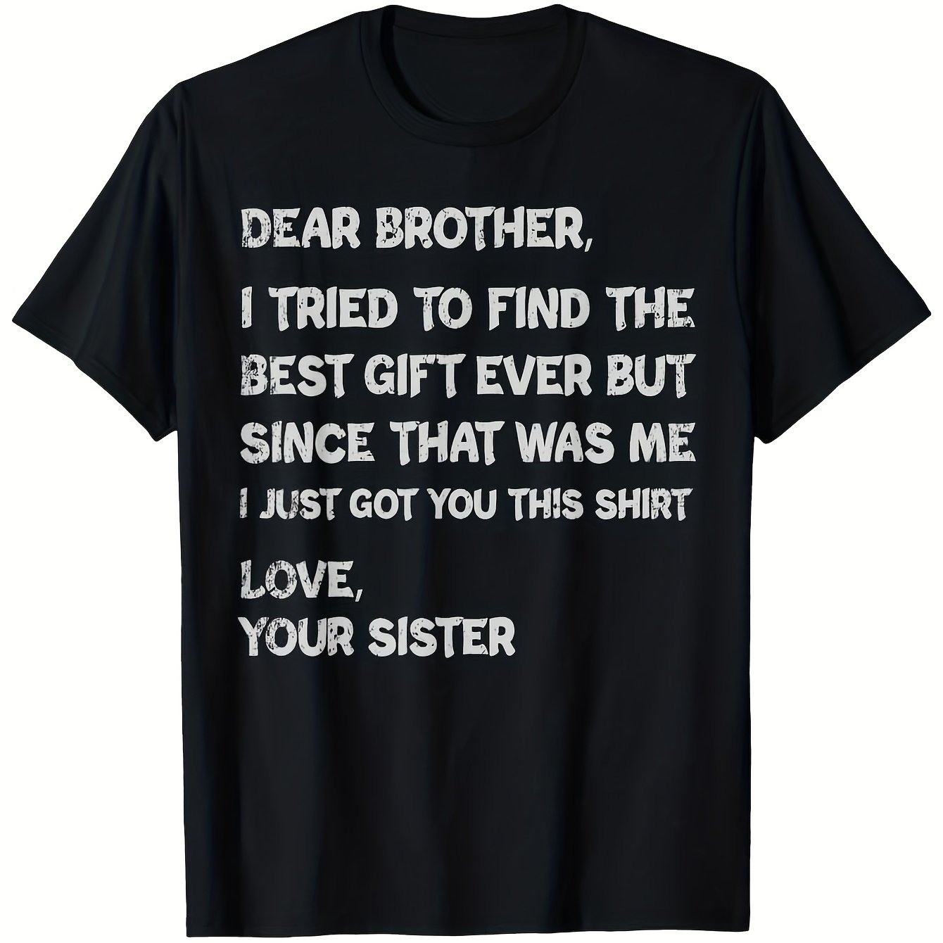 TEMU Fathers Day Presents For Brother Mens Clothing T-shirt