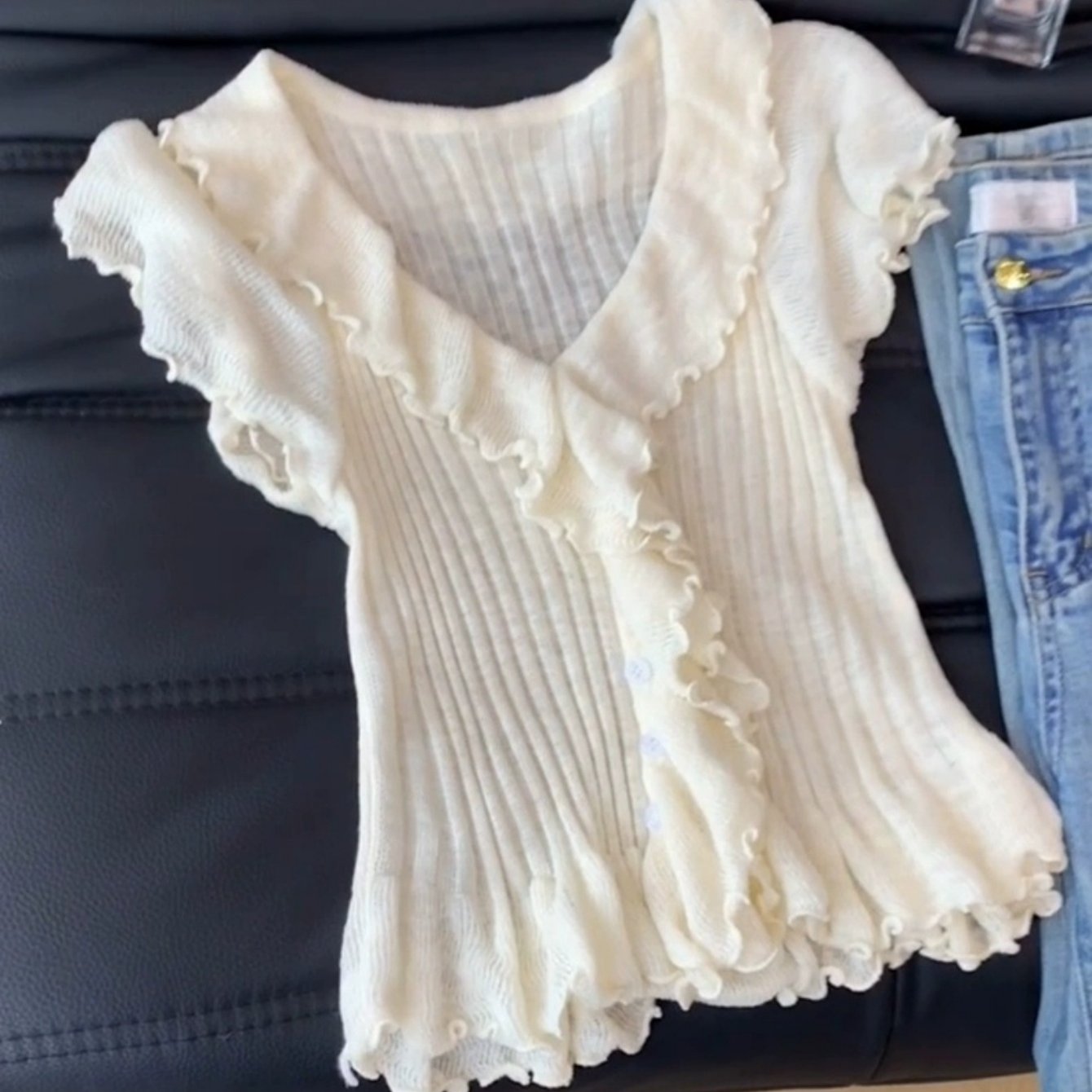 E-shop Westlicher Frühling/Sommer Neues Damenmode Elegantes Schleifenband Kapuzenpullover Top