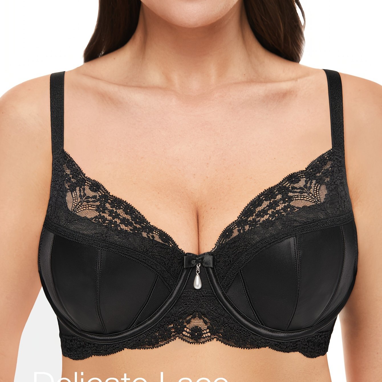 Women's Valentine's Day Elegant Bra Plus Size Keyhole Non - Temu