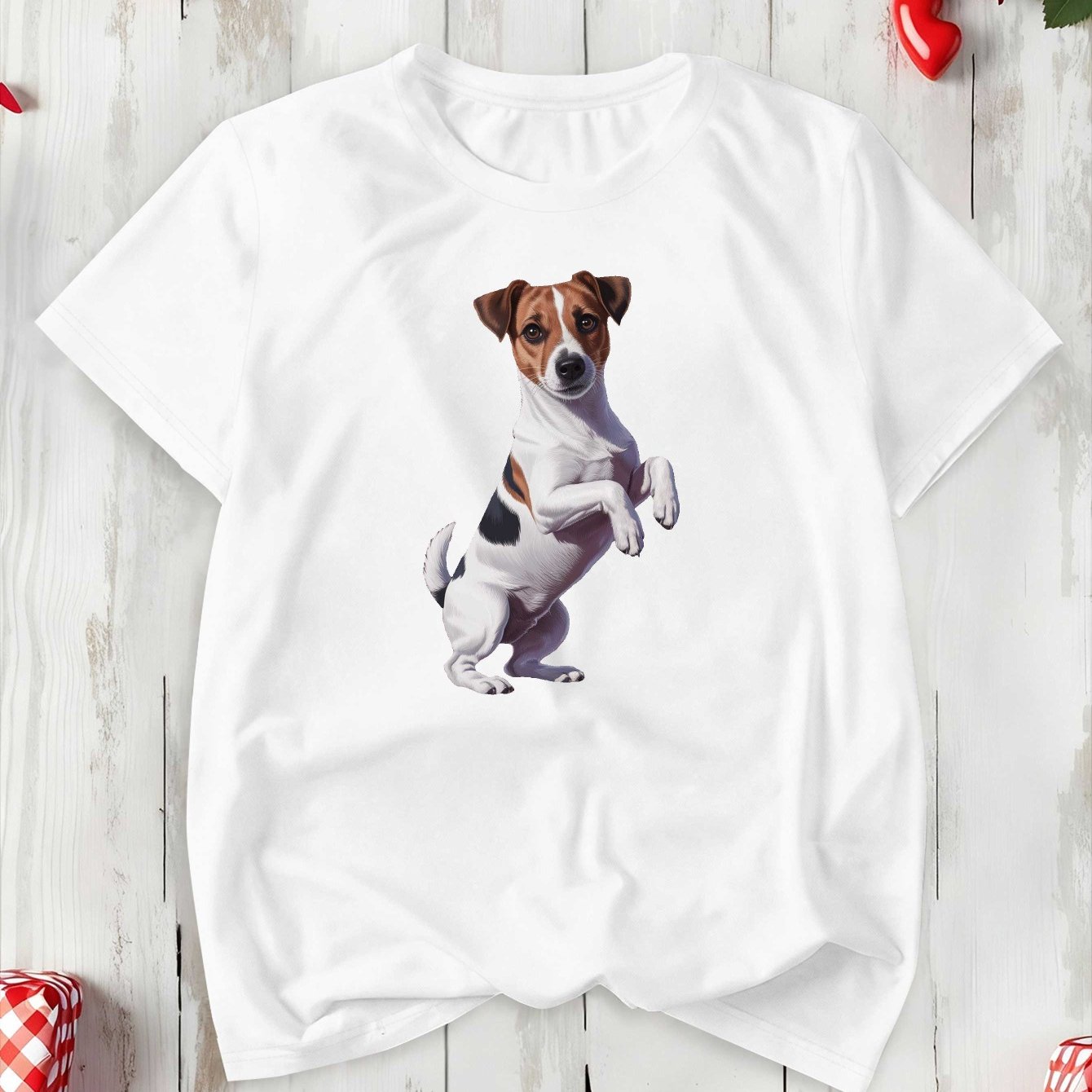 TEMU Upright Terrier Large Size Women's Casual Sports T-shirt