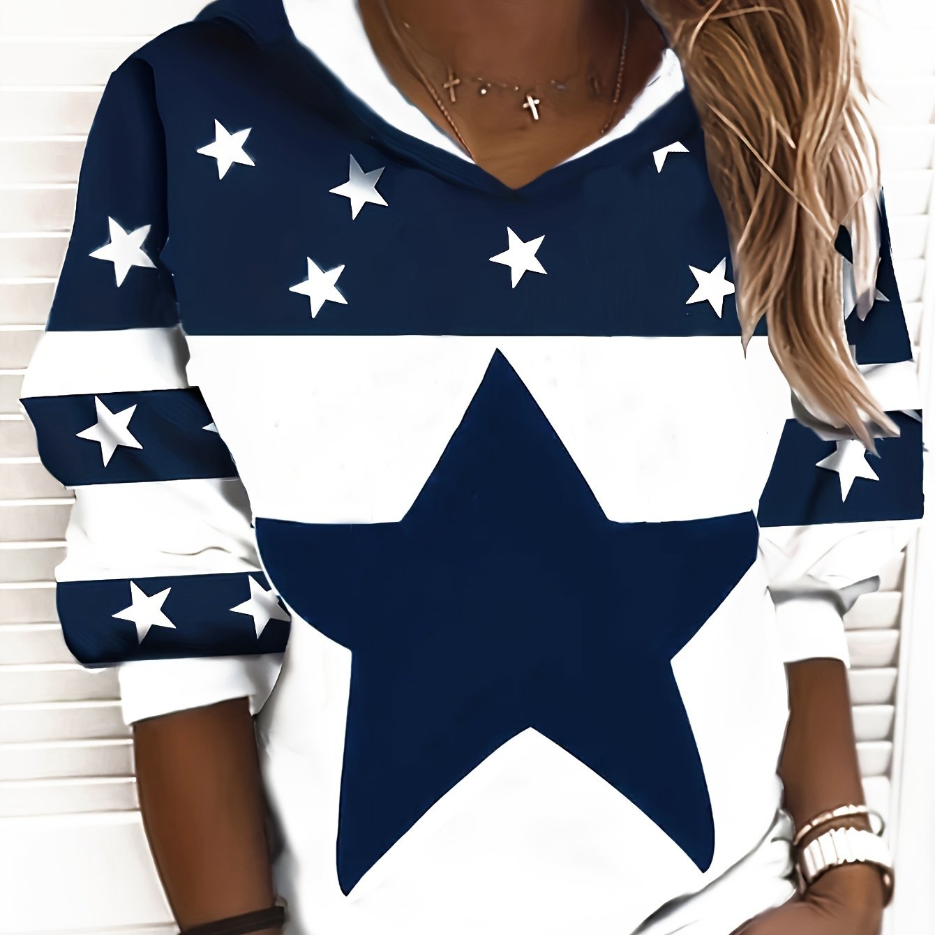 Image of Women's Clothing Europe And The United States Autumn And Winter New Printed Hoodie Pull-out Sweater Casual Loose Hoodie