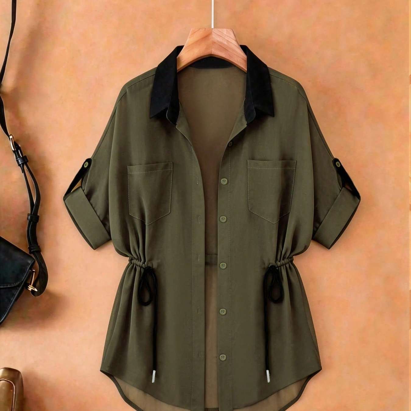 TEMU Plus Size, Plus-size Women's Clothing, Elegant Blouse Shirt