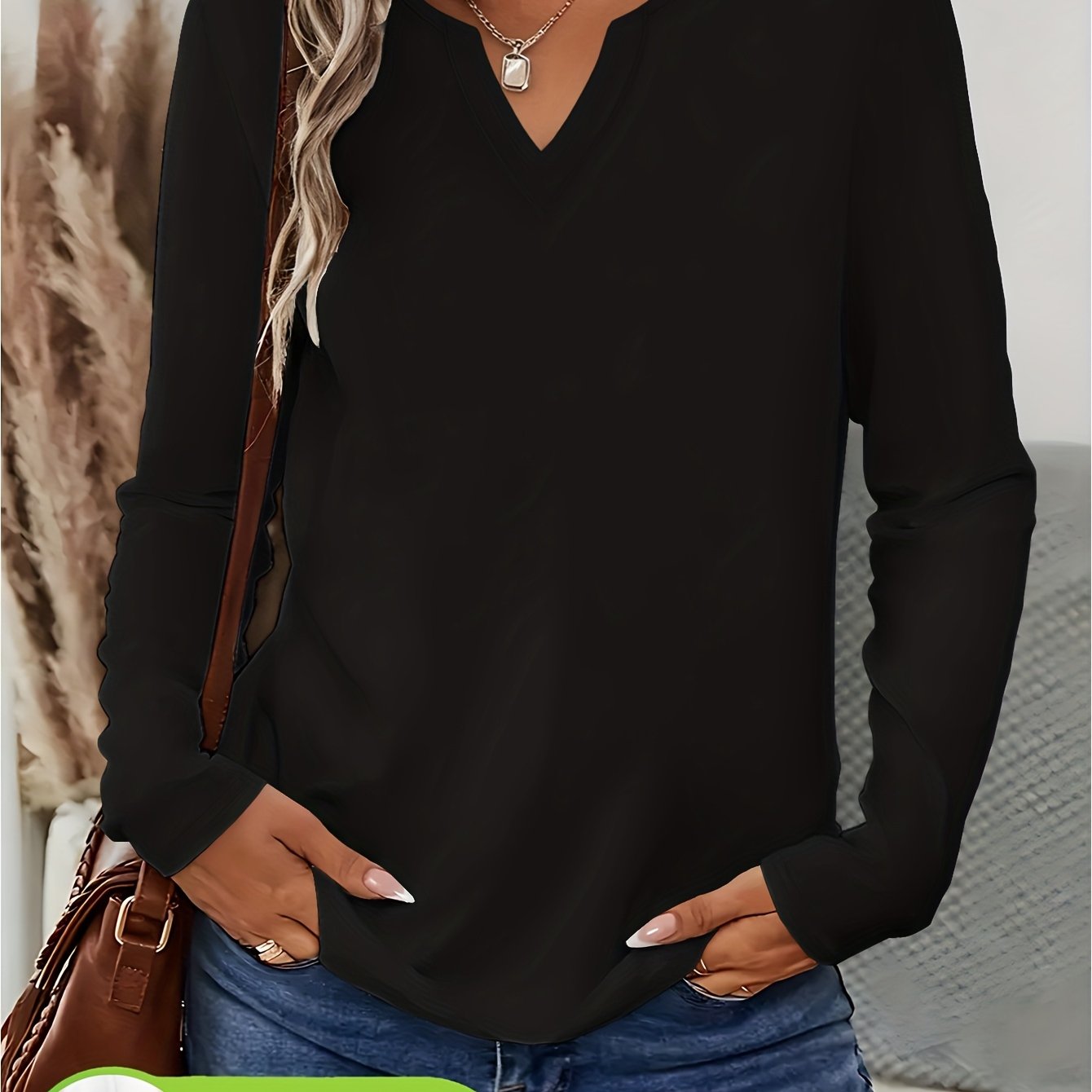Fall Winter -neck 100% Long Sleeve T-shirt A109