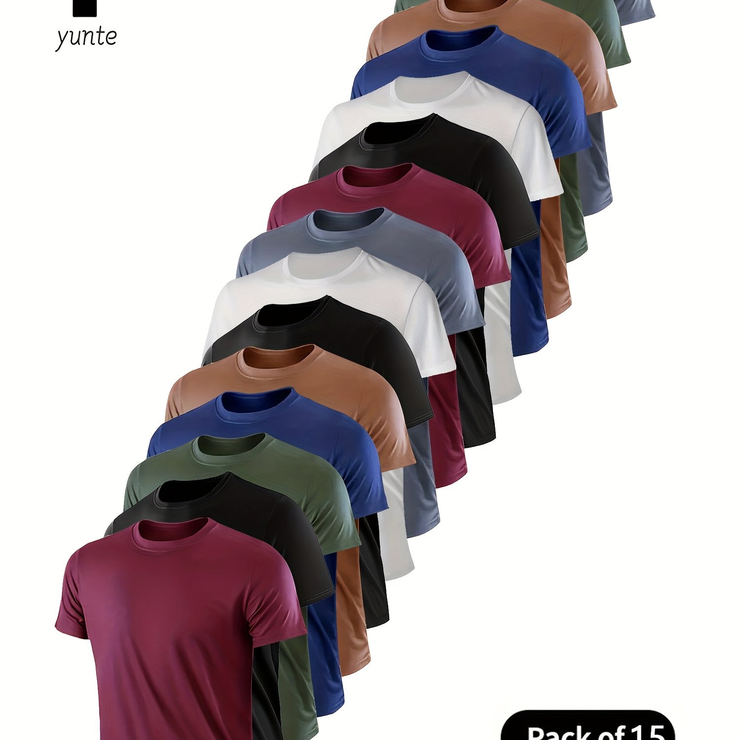 E-shop 15 Stück Rot-Schwarz-Armee-Tarnmuster-Karte--Grau-Rot--Tarnmuster-Karte-Armee-Tarnmuster gemischte Farben, ultraleichtes Herren-T-Shirt mit