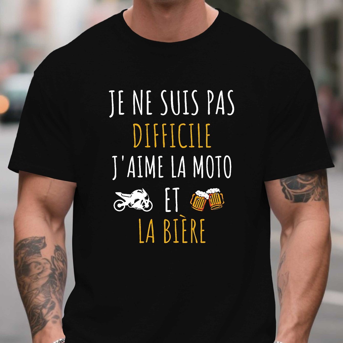 TEMU T-shirt Homme Manches Courtes Été - Citations Humoristiques Amusantes
