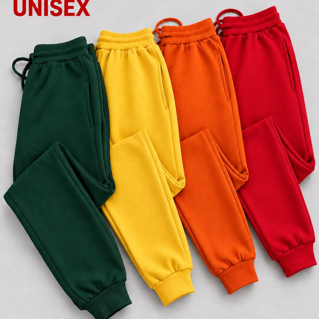 TEMU Morvant Men's 4pcs Fall Winter Thermal Jogger Pants, Solid Color Sweatpants With Elastic Waist Drawstring, Unisex Casual Running Workout Fitness