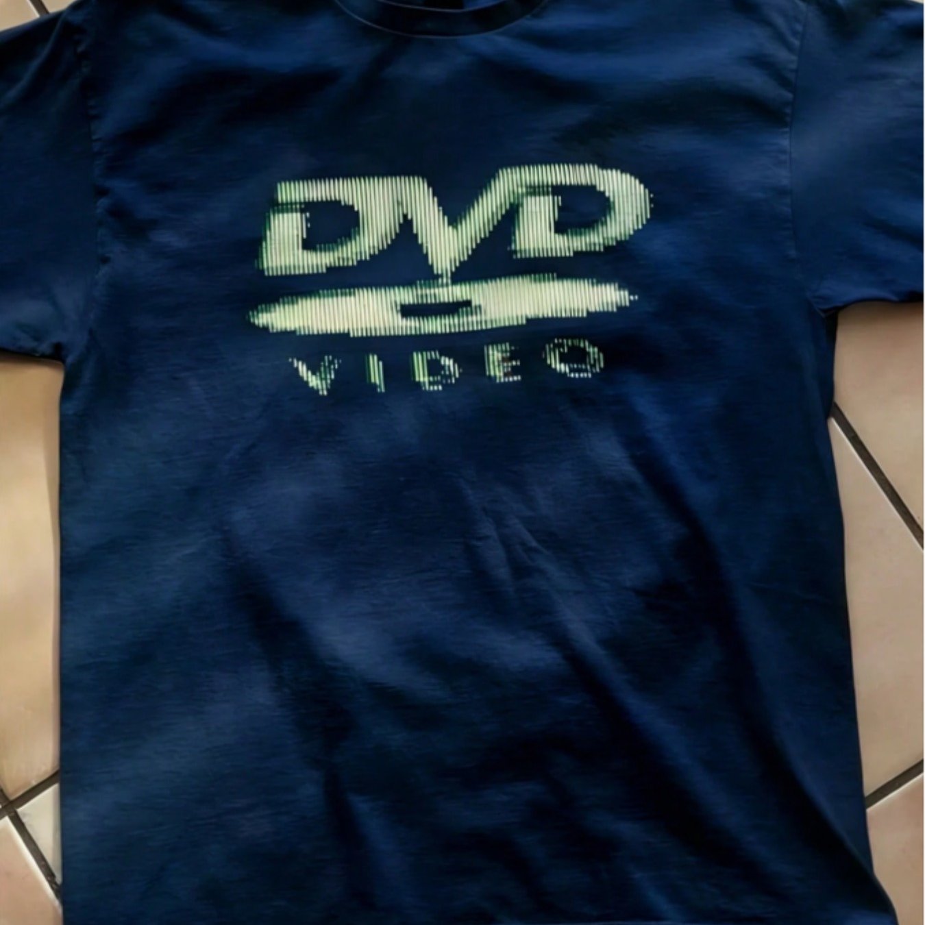 TEMU Men's Vintage Dvd Video Graphic T-shirt, Retro 90s Style Casual Short Sleeve Crew Neck Tee, Summer Daily Wear Top