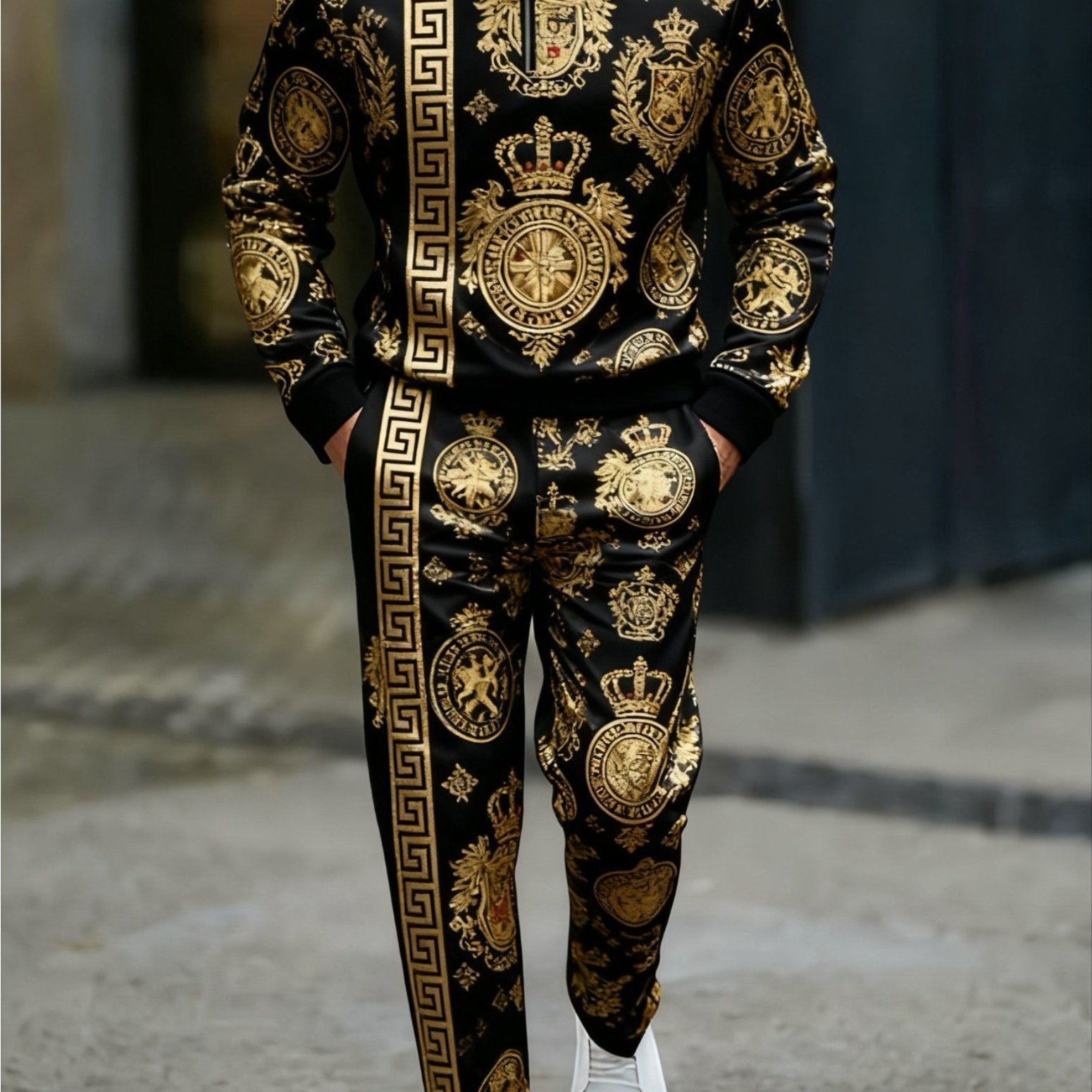 And Pants Set Men's Style Trendy Adult Men Outfit With Men's Wear For Adults Men Casual Wear Party Outfit