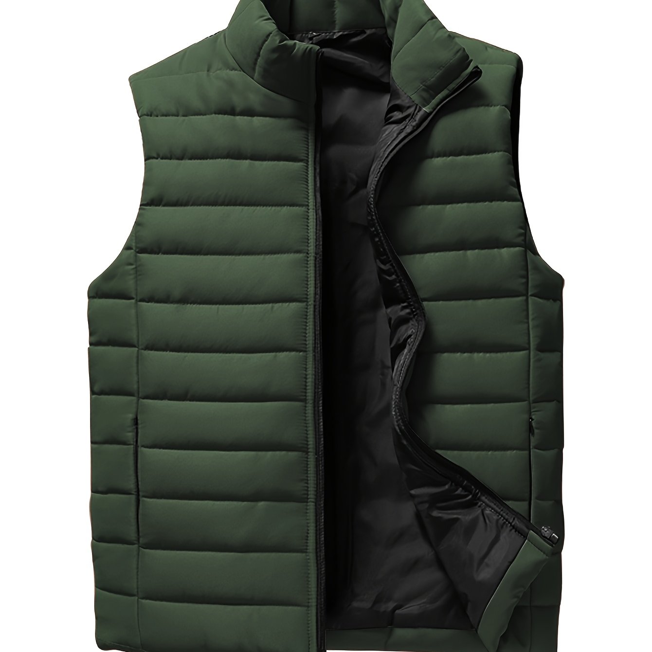 TEMU [shu Lesshui Obm] Men's Sleeveless Thin Vest - Warm, Lightweight, Windproof, Suitable For Outdoor Activities, Fitness, Running And , Wearing A