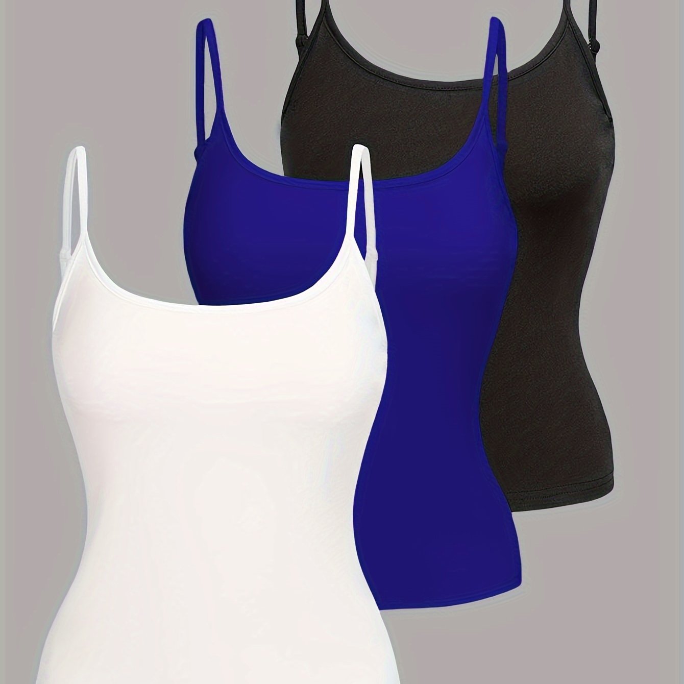 TEMU Completo da donna tre pezzi con gilet e bretelle