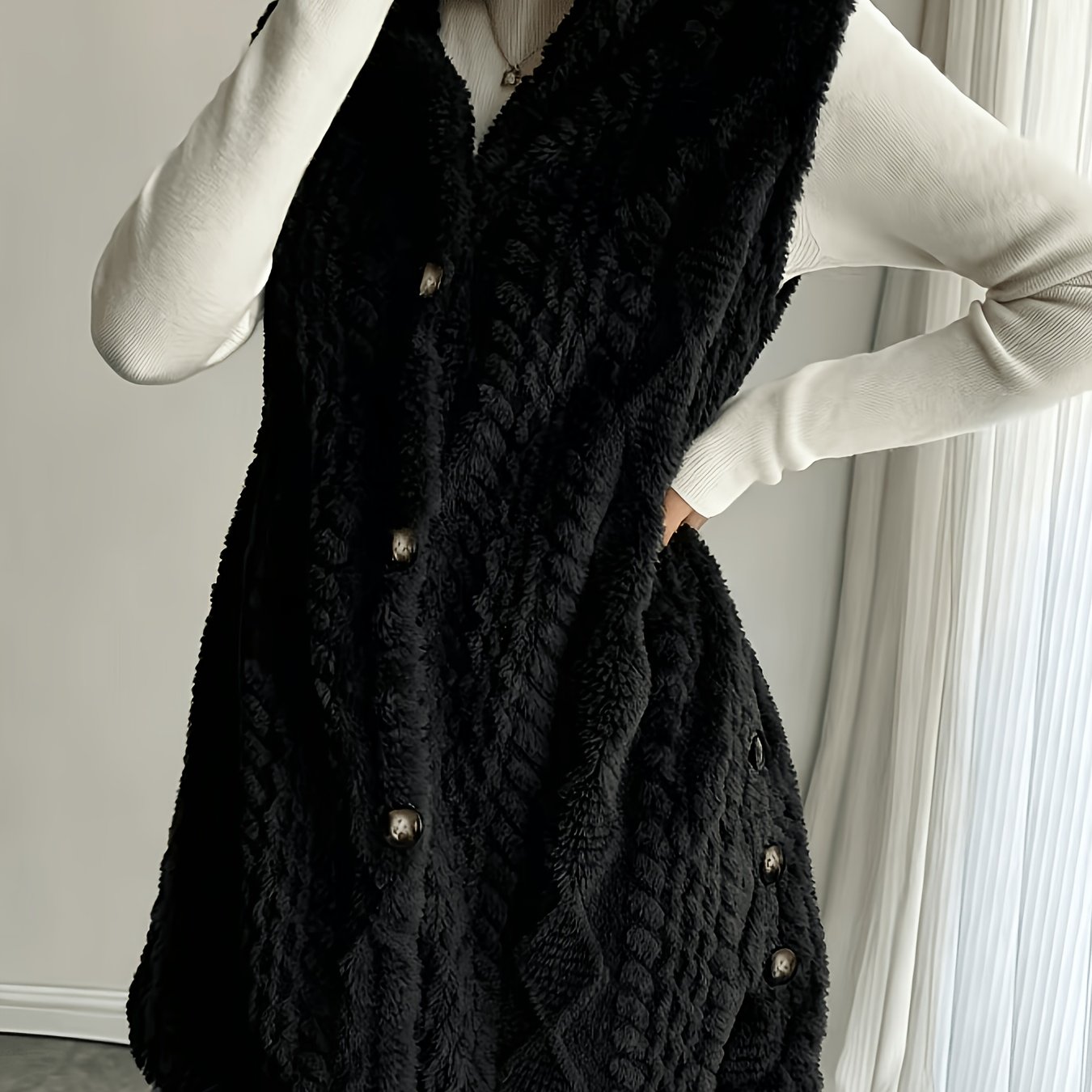 TEMU Capospalla da donna, Gilet da donna