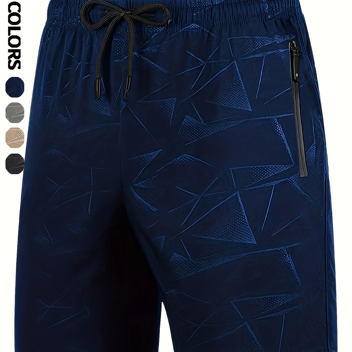 Men's Shorts Sports Shorts Cycling Hiking Quick-dry Breathable Stretch Shorts Fashion Print Plus Size Versatile Casual Shorts, Plus Size