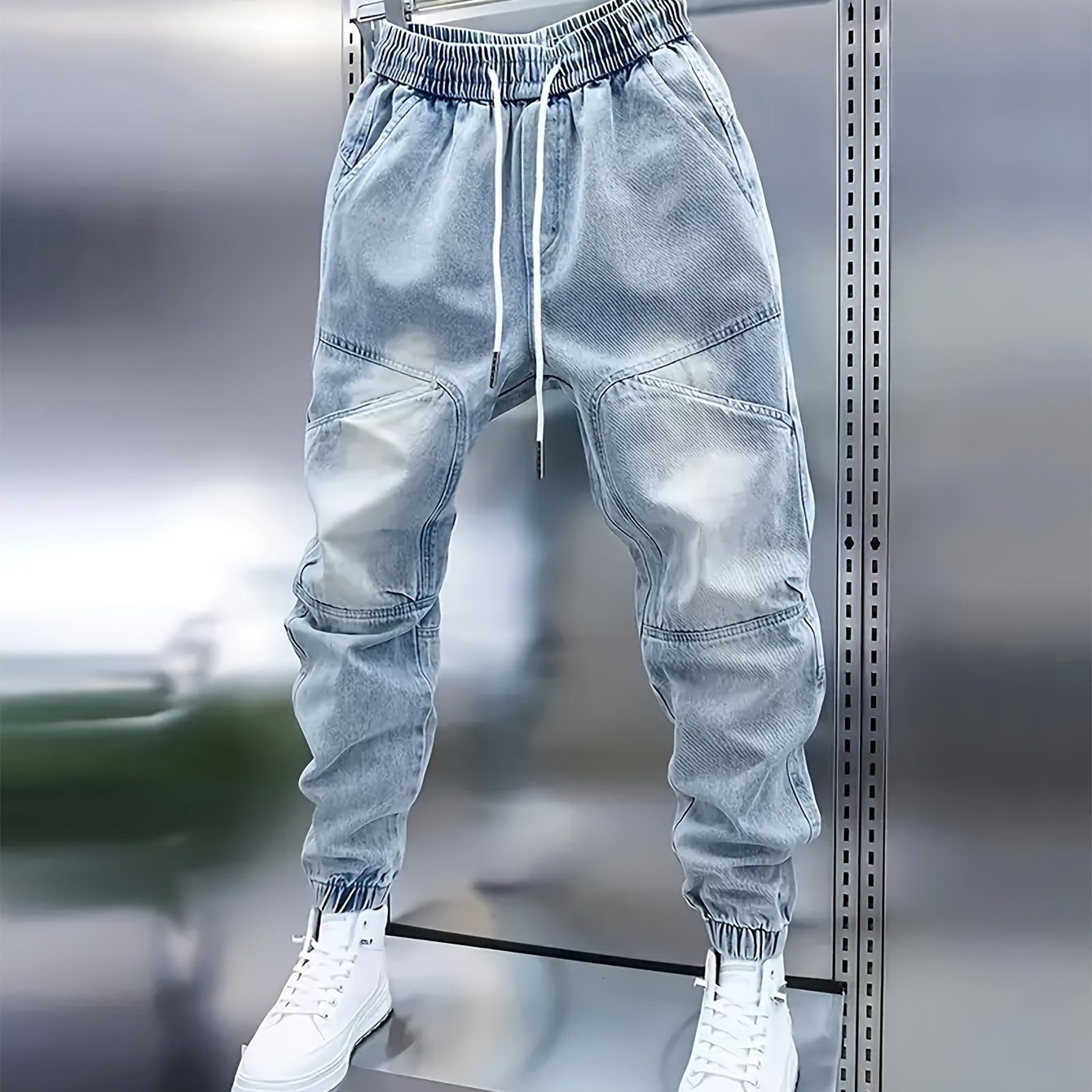 Men's Casual Jeans, Outdoor Long Pants, Denim Pants, Youth Long Pants, Jeans