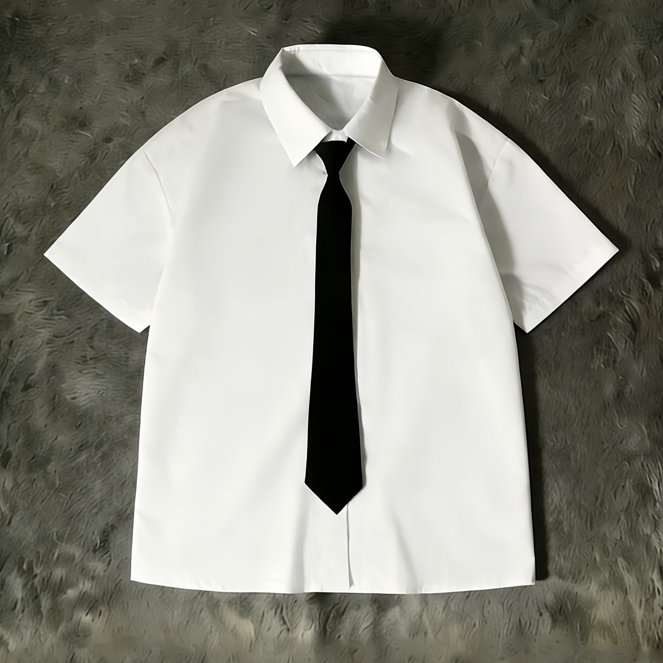 TEMU D330-no Tie (styling Suggestions) And Summer Women's Fashion Short-sleeve Solid Color Shirt Without Prints, A Unique Y2k Style Short-sleeve Top