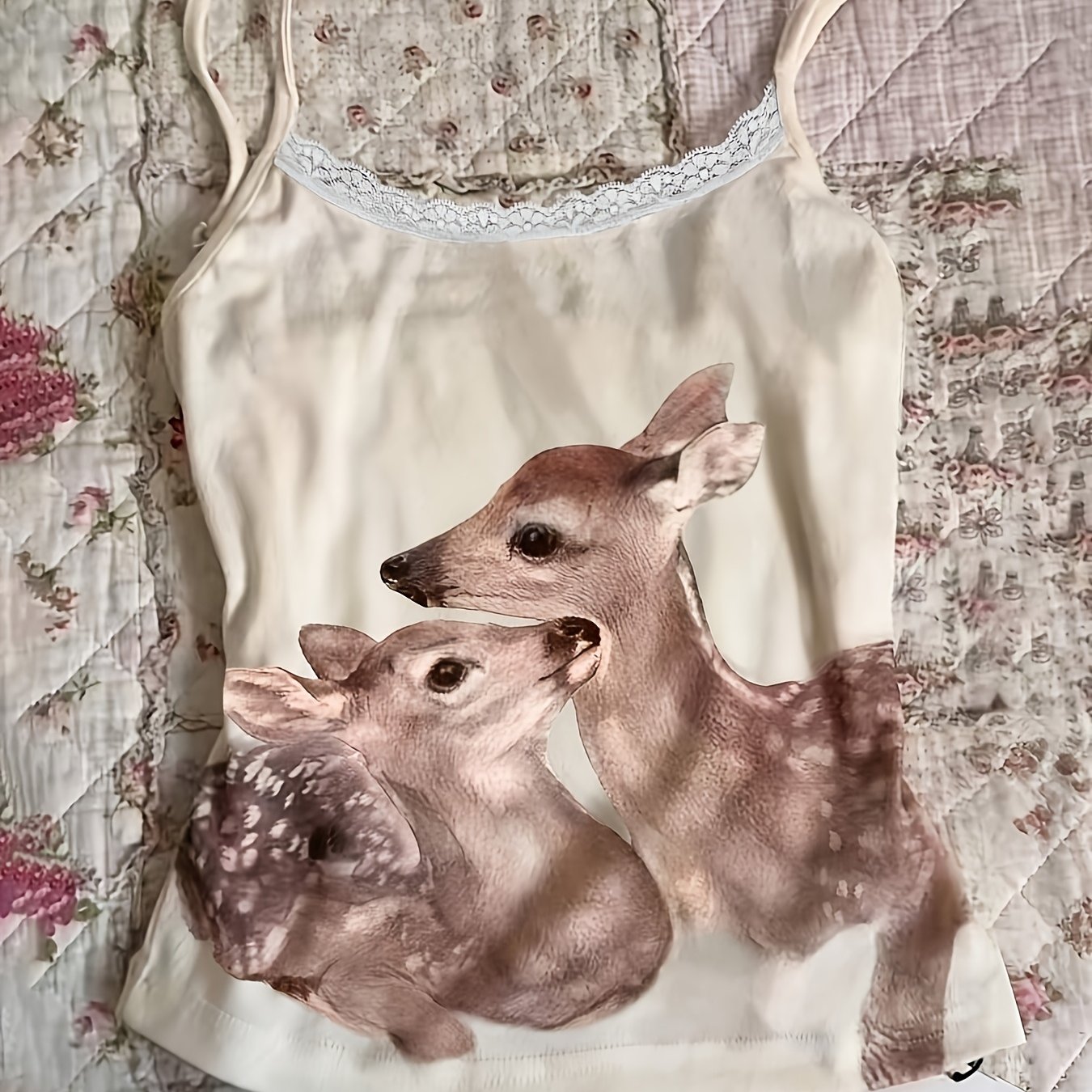 TEMU Fashion Slim Fit Y2k Animal Print Camisole Vest