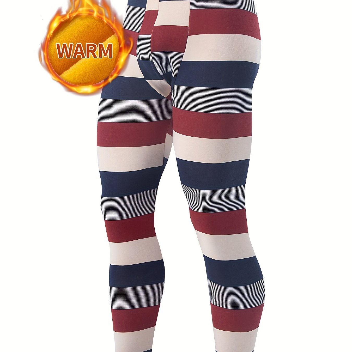 Men's Slim-fit Thermal Long Pants, Long Johns, Comfortable Single-layer Pants, Men's Winter Thermal Base Layer Leggings