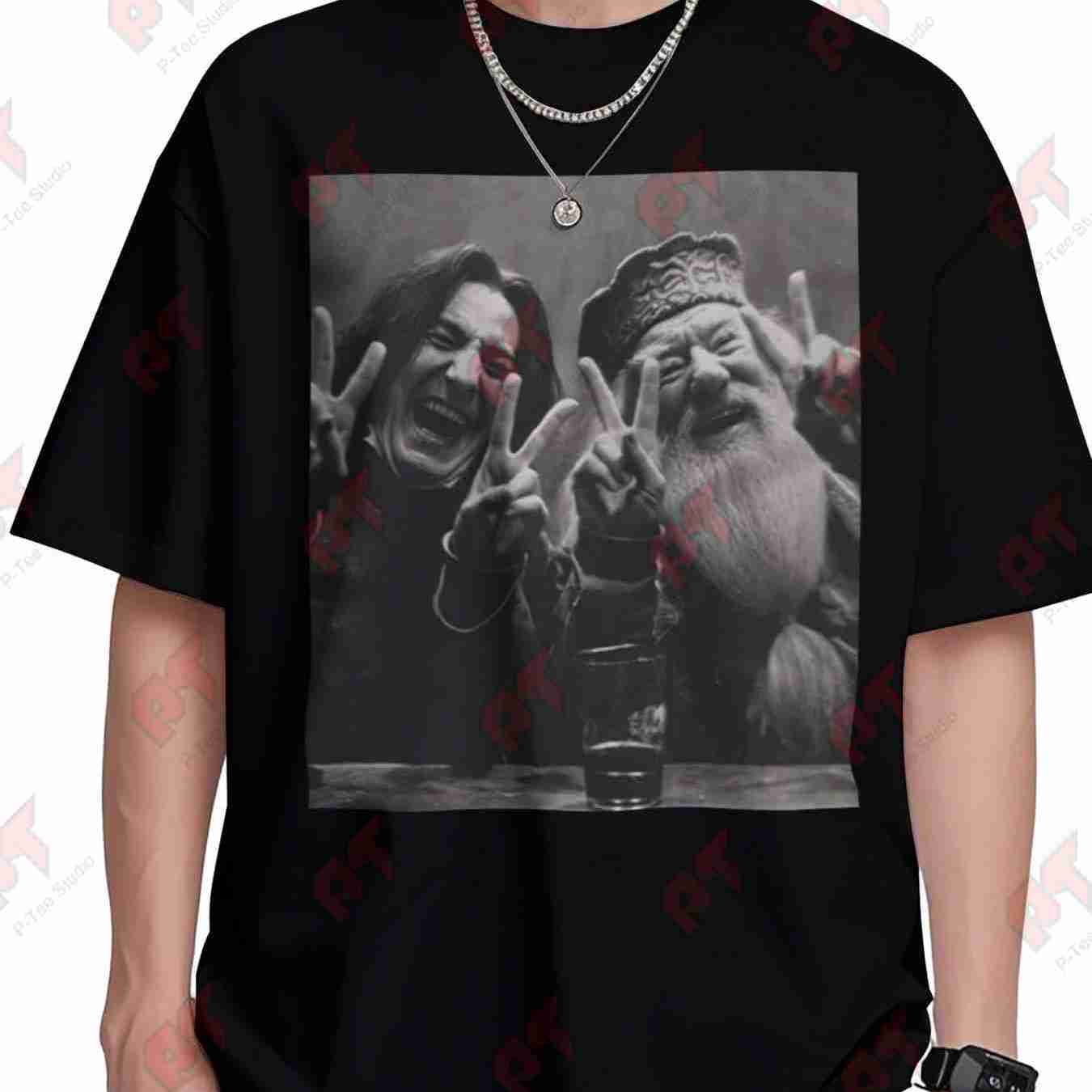 Image of Harry Teacher Half Blood Humorous Short Sleeve Tee 100% Cotton T-shirt