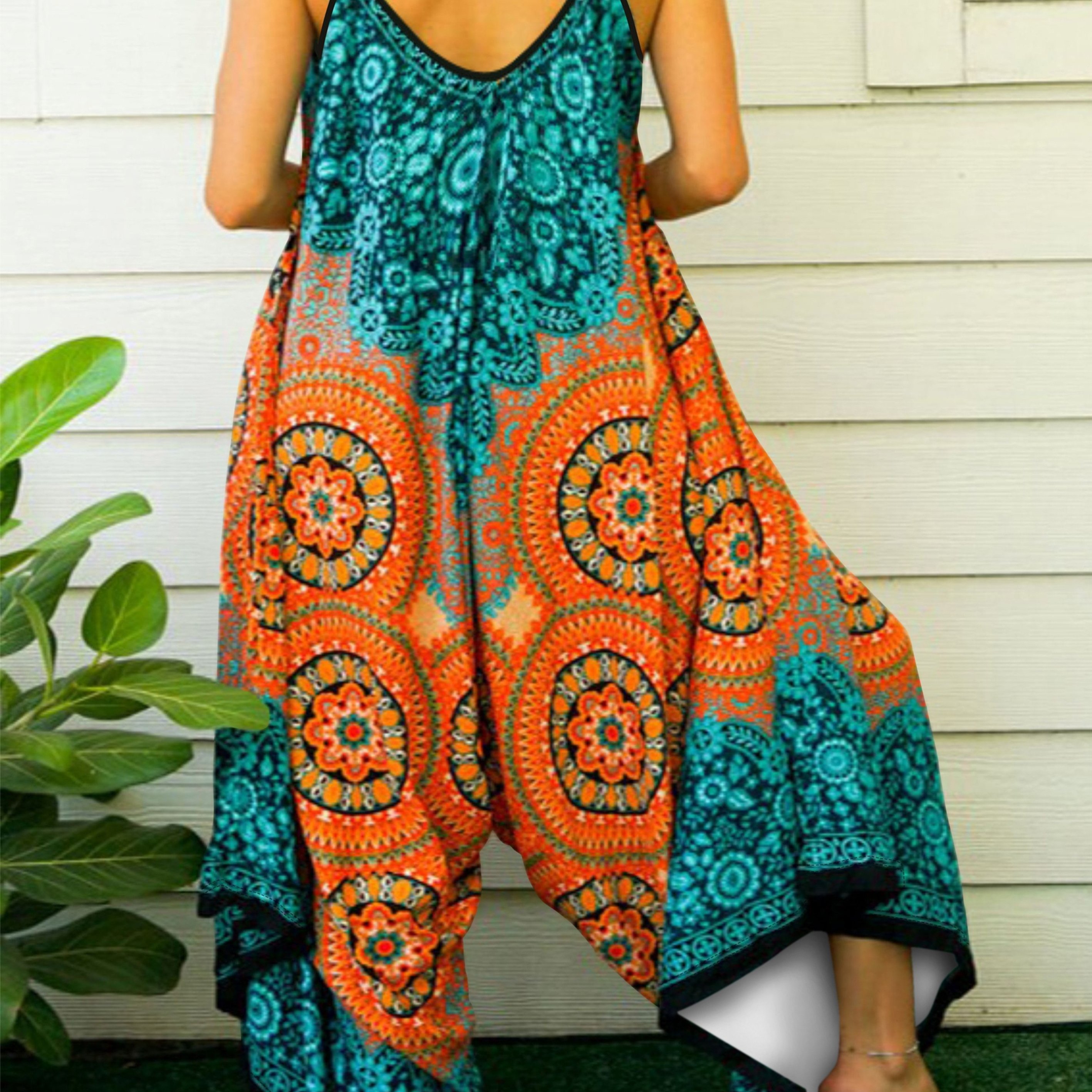 Plus Size - Plus Size - Plus Size Strappy Jumpsuit