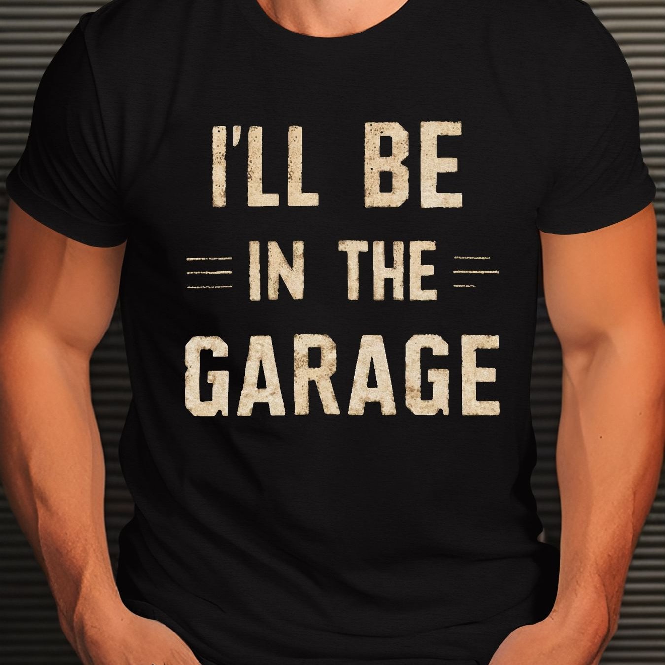 TEMU T-shirt pour homme "Je dans " | Style imprimé, doux, respirant, col rond ample, idéal pour les passionnés de voiture, les amateurs, les pères -