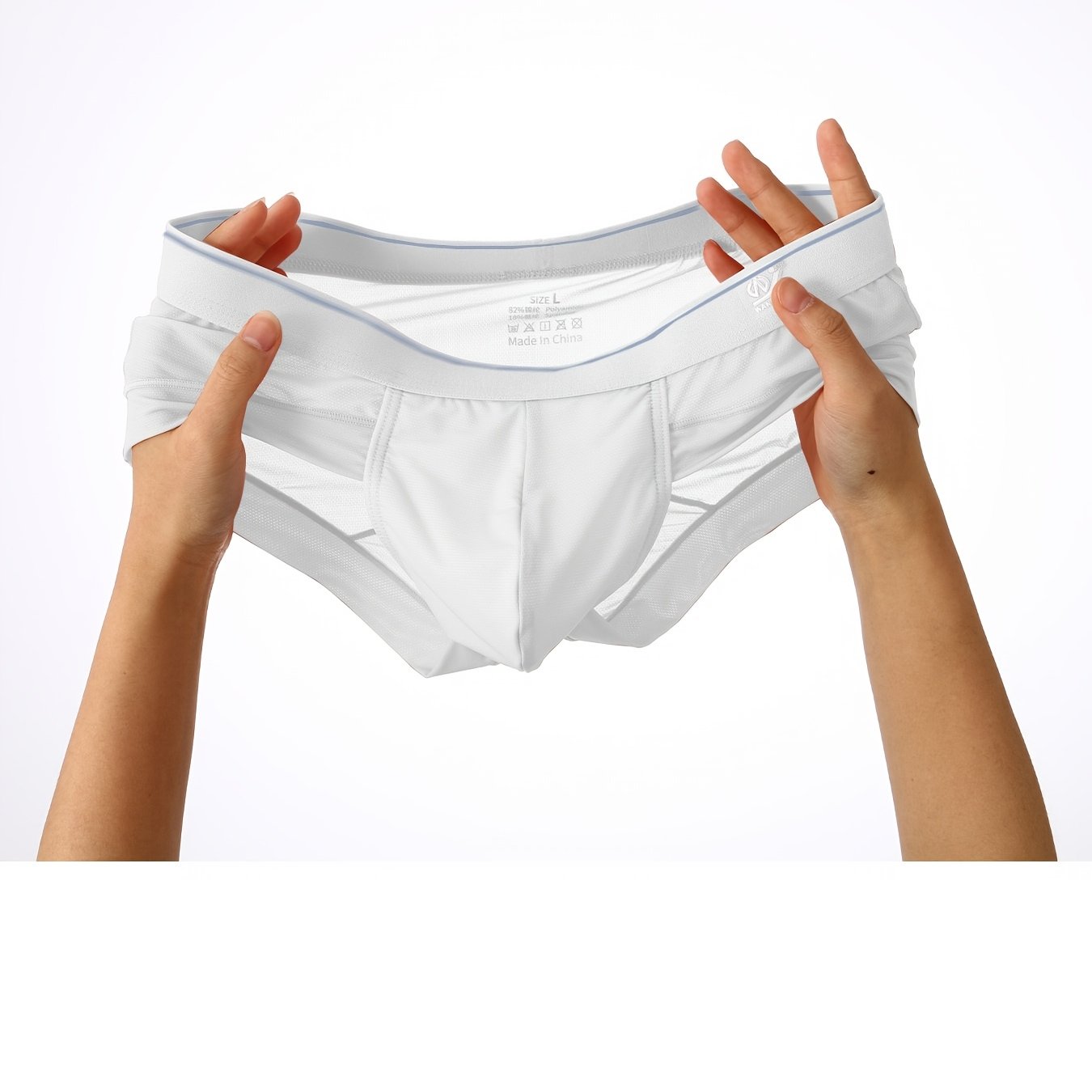 E-shop Herren Slips Low Waist Sexy Ultra-Dünne Nude Stoff Mesh Nahtlos Große Tasche Unterwäsche Herren Mesh Atmungsaktiv Schnelltrocknend Sportliche