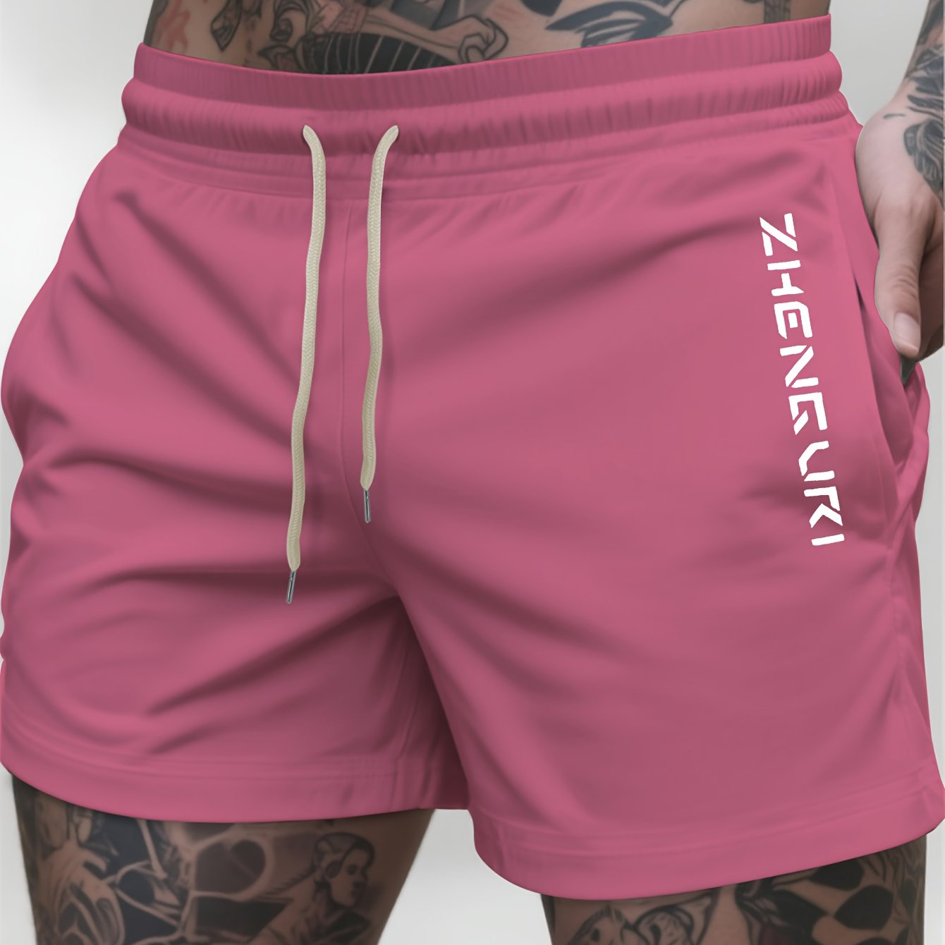 TEMU Men's Pants, Trendy Shorts, Fashionable Shorts, Casual Shorts, Macaron Men's Pants, Men's Shorts, Gym Shorts