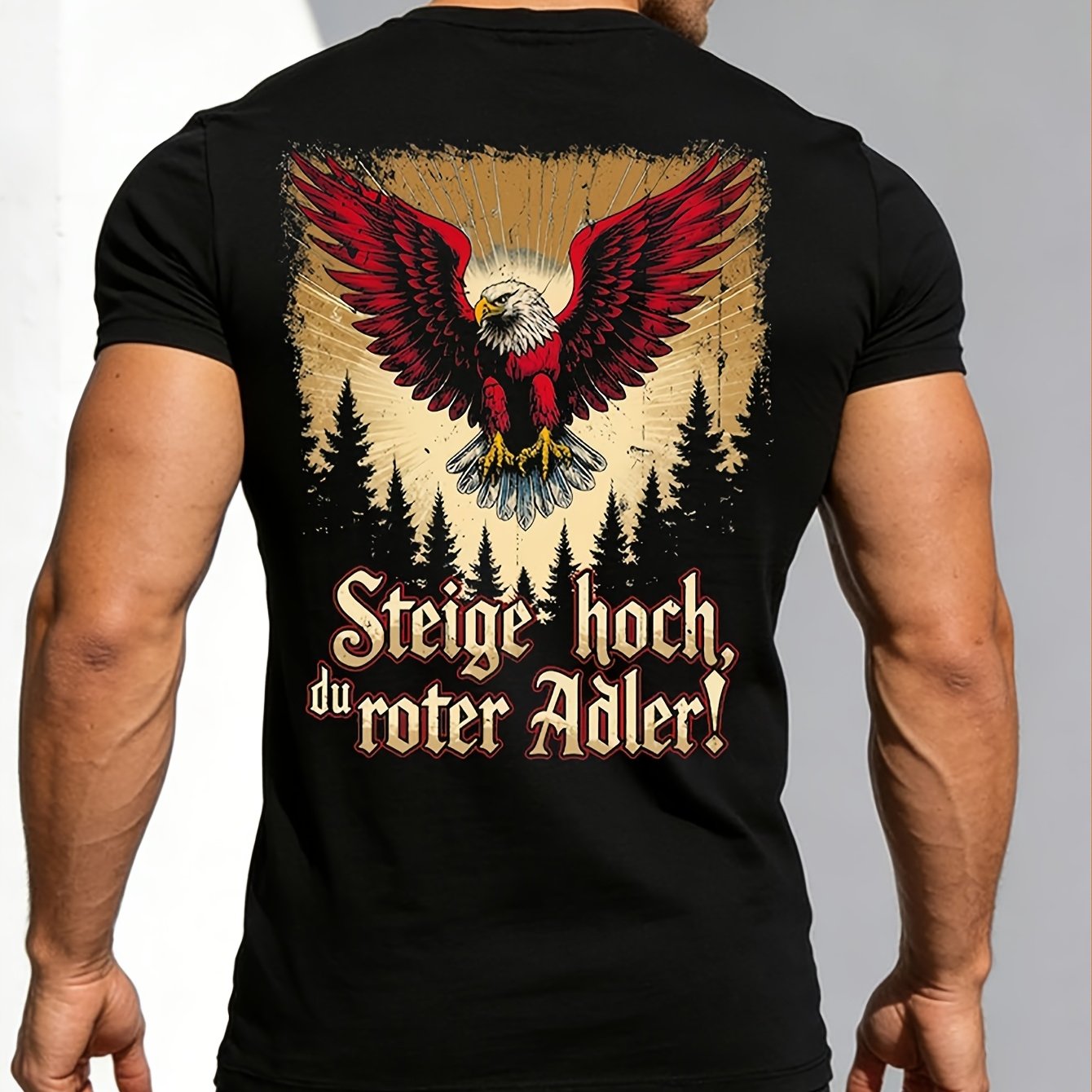Image of Men's T-shirt Brandenburg Home T-shirt Fb Outdoor Leisure Breathable Unisex Plus Size