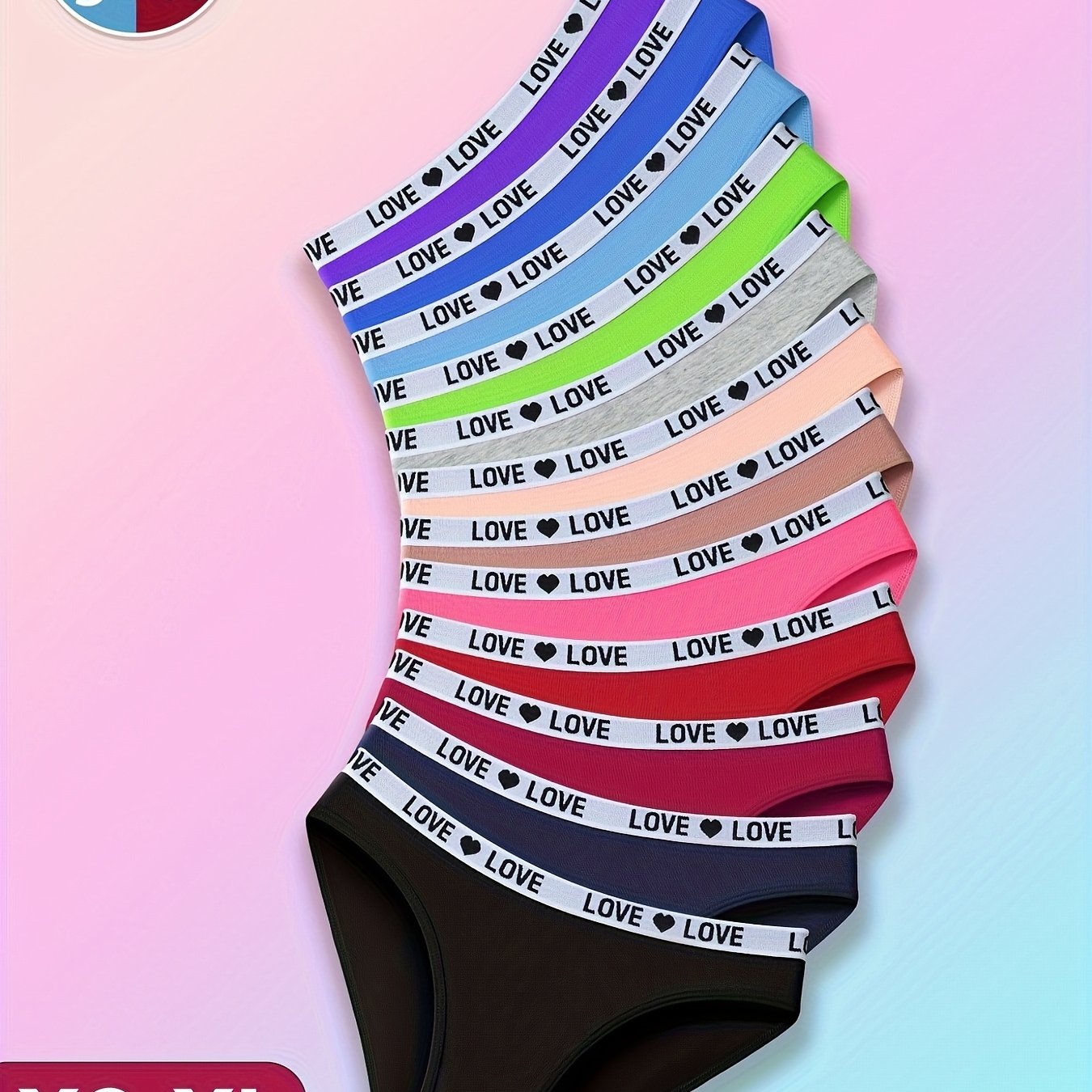 Image of Ship 5pcs Of Seamless Low Waisted Women' Pants, Simple And Comfortable Elastic Triangle Pants, Fabric, Multiple Colors From, Suitable For Casual Daily Wear