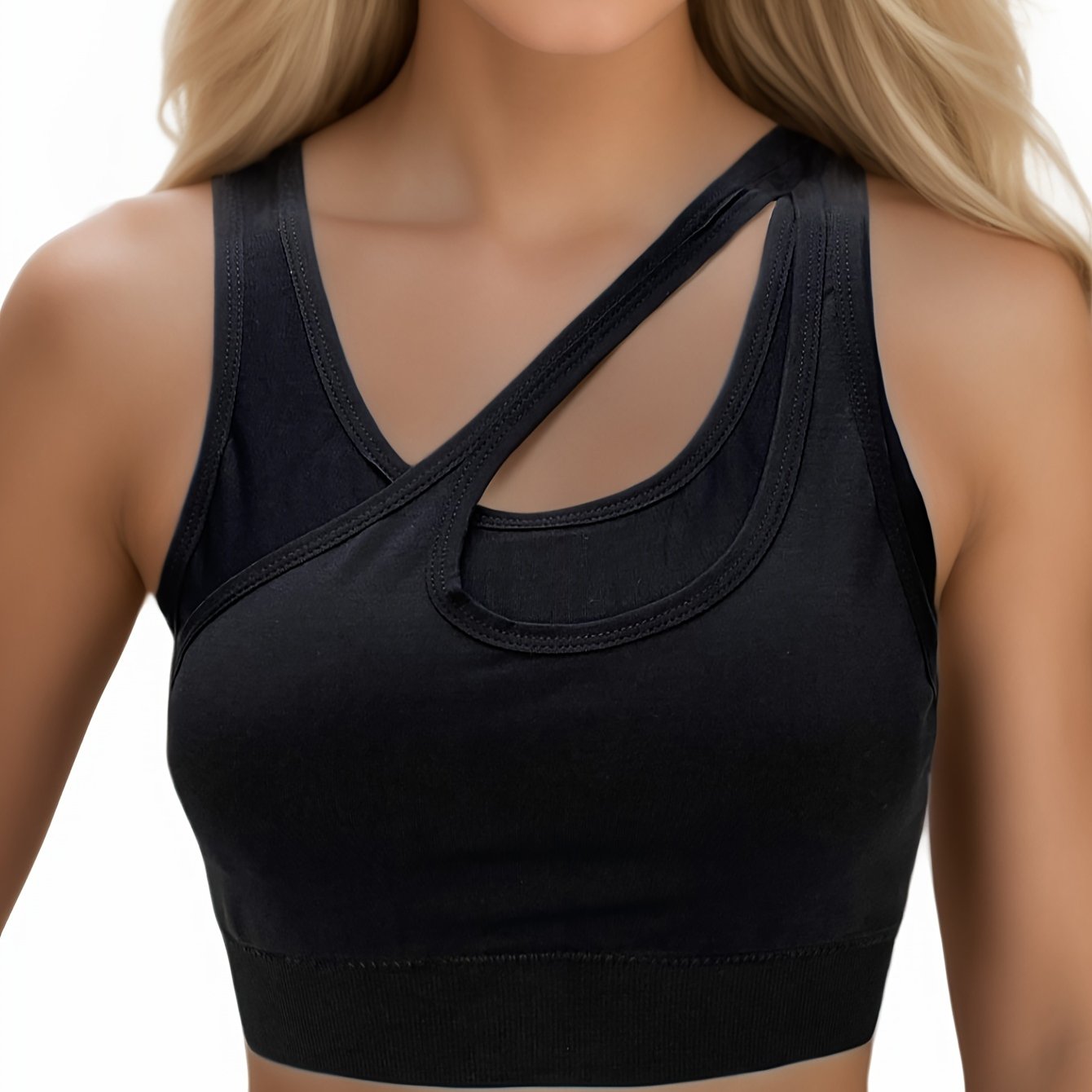 1 Solid Wireless Sports Bra Comfy Breathable Push Shockproof - Temu