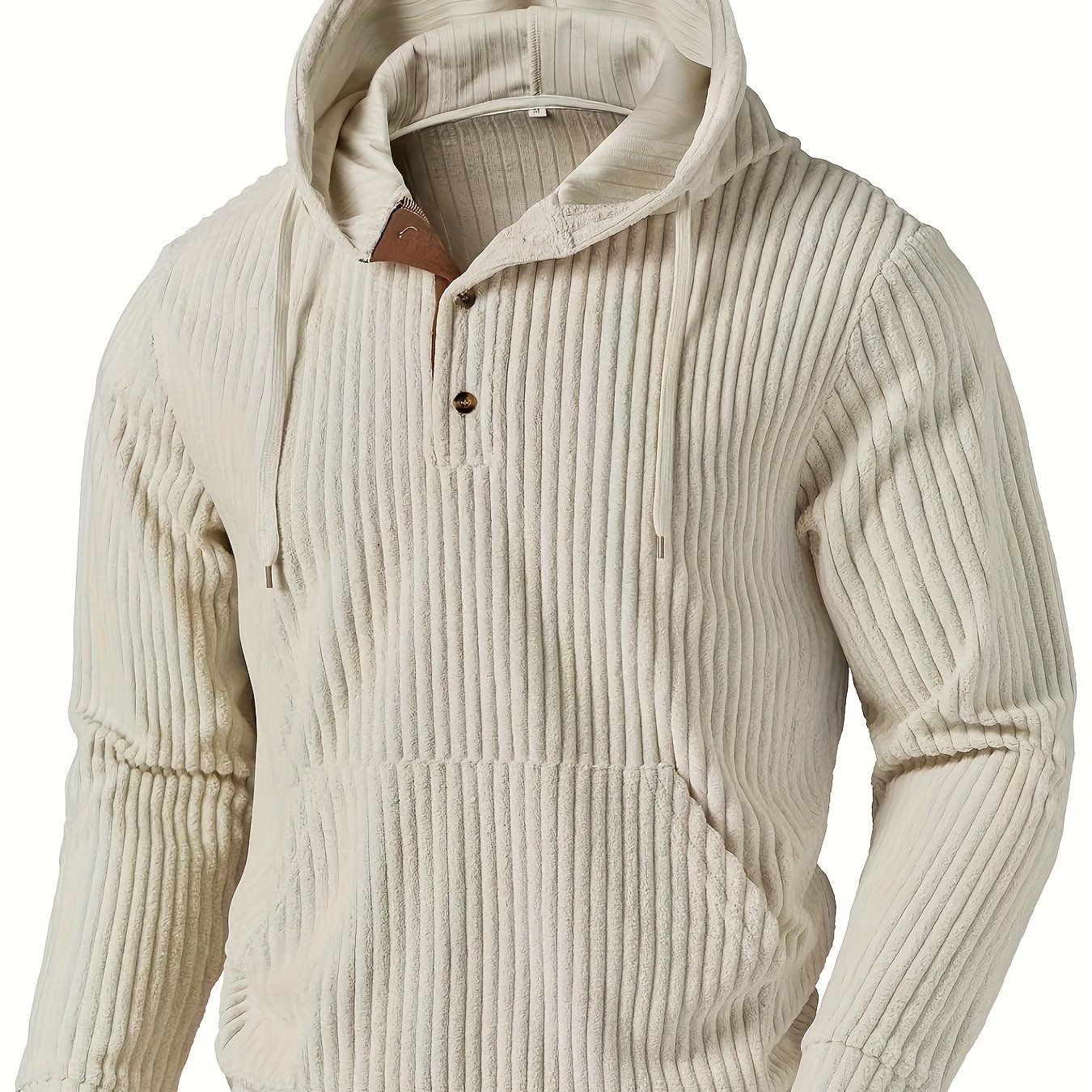 E-shop ROYALBOY Frühjahr Neuheit Weihnachtsgeschenk für Herren, einfarbiger strukturierter Kapuzenpullover, lässiger Kapuzenpullover für Herren für