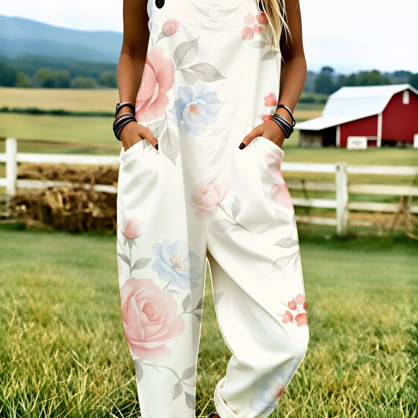 Women' Size Overall Jumpsuit, Size S-2xl Rose Casual Wear Fashionable Clothing Clothing Suitable For Daily Wear And , An Ideal Gift For