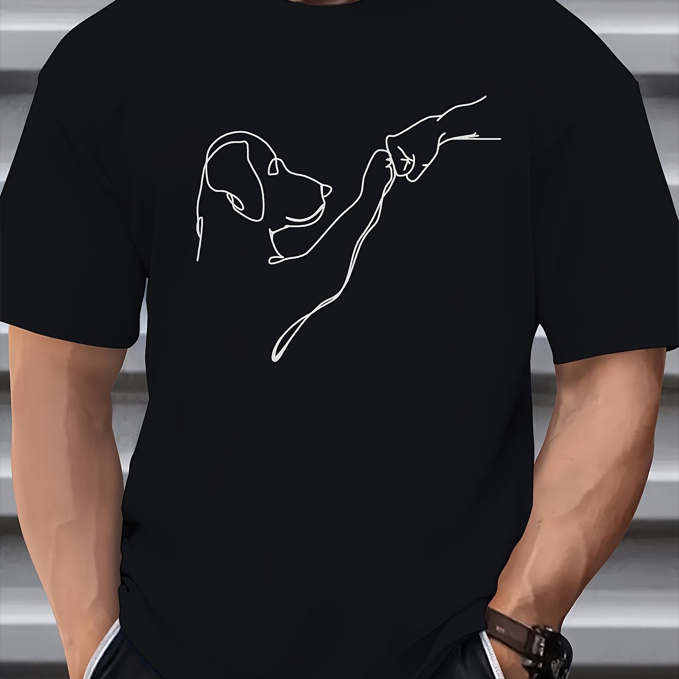 Image of Men's And Summer Short-sleeved Sports T-shirt, Comfortable Multi-functional, Casual Round-necked Short-sleeved T-shirt, Summer Outdoor T-shirt