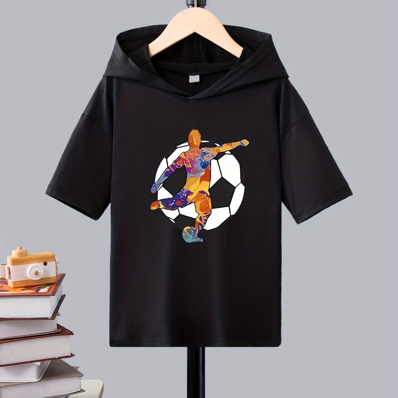 boys' quick dry soccer hoodie breathable sweat absorbent Temu Oman