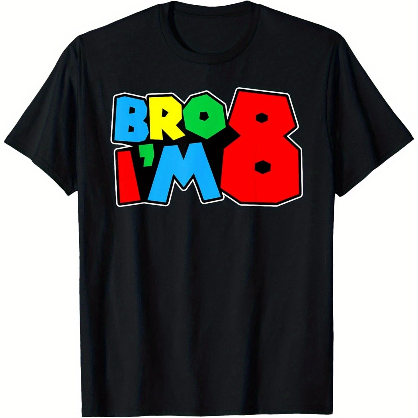 E-shop T-Shirt für Jungen Mädchen, acht Jahre alt, Geburtstagskind, , ich bin acht Jahre alt, Videospiel-, achter Geburtstag