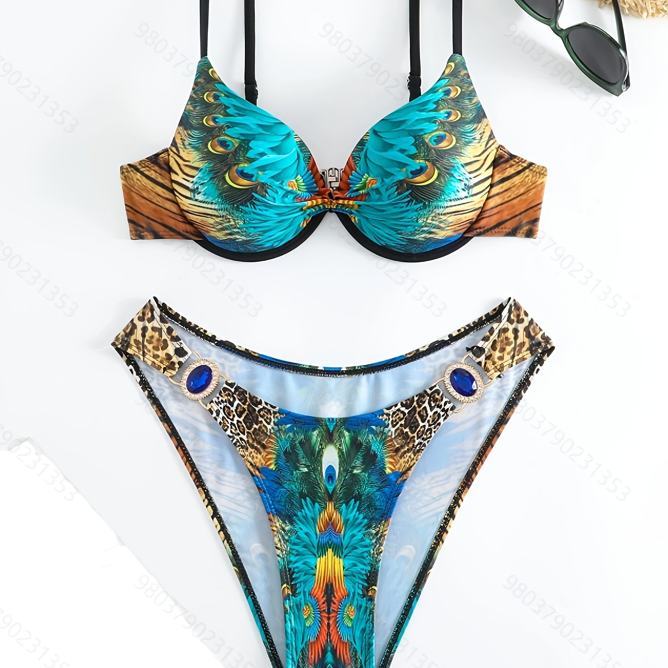 Bohemian Pattern, Bikini Two-piece Swimsuit