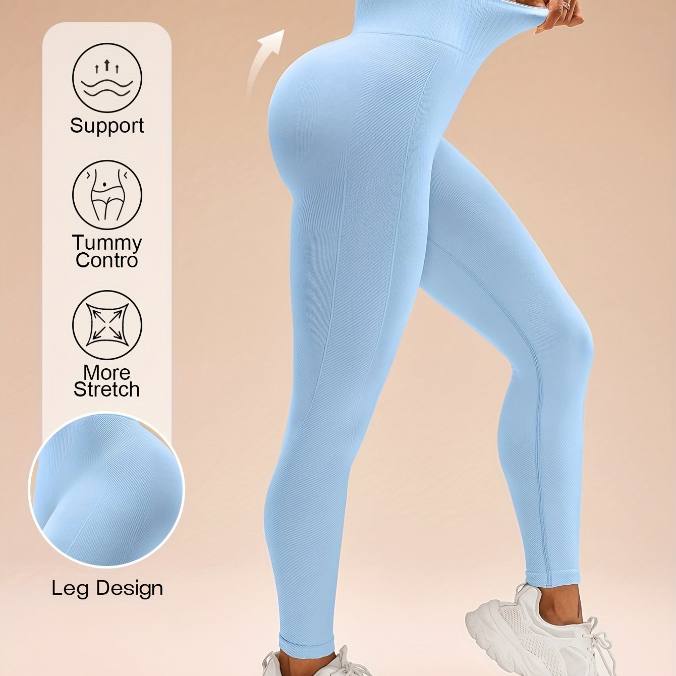 TEMU Women's Fashion Pants, Comfortable And Breathable, Women's Leggings, Suitable For, Tie-dye Women's Clothing