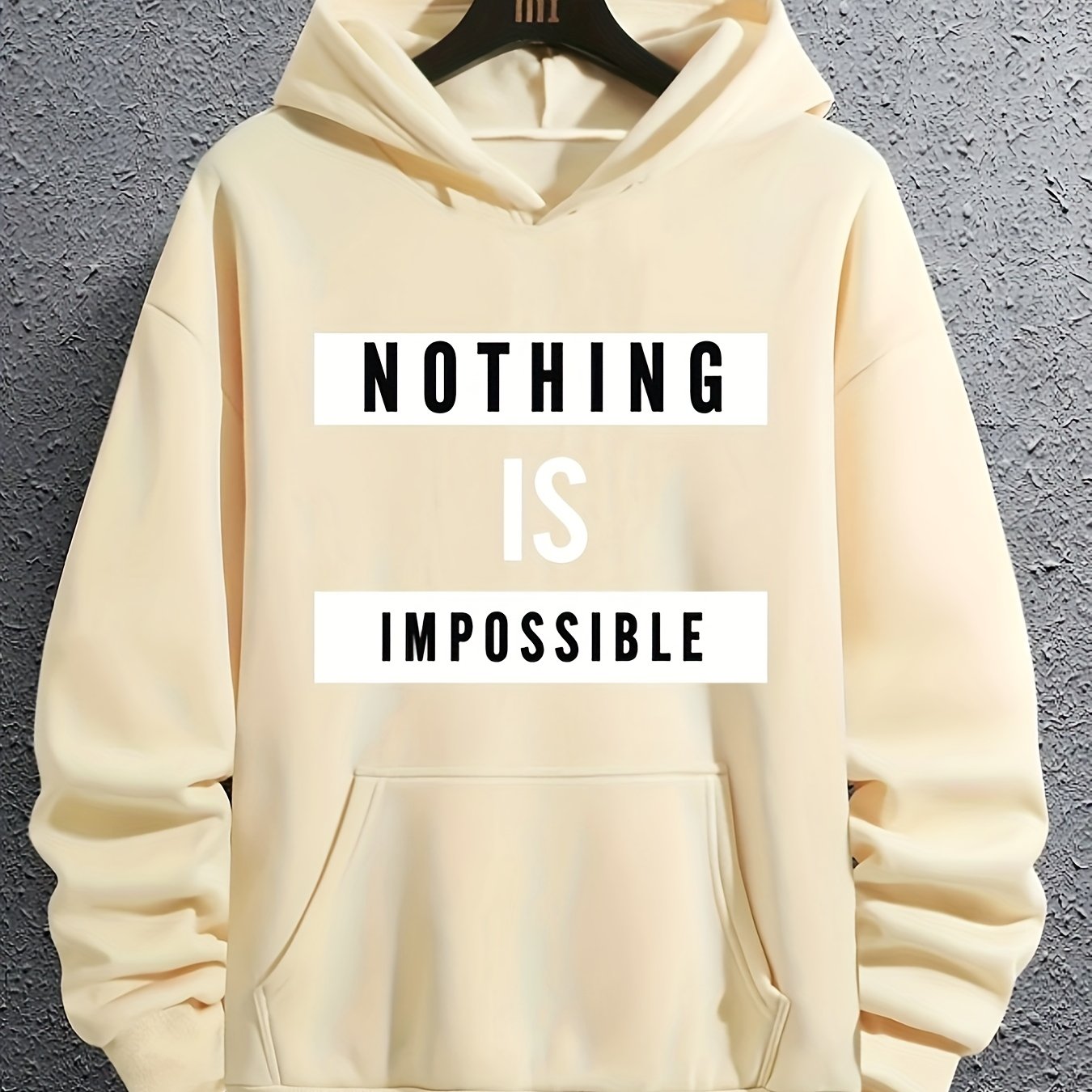 Fancy ''nothing Is Impossible'' Slogan Print Boys Casual - Temu