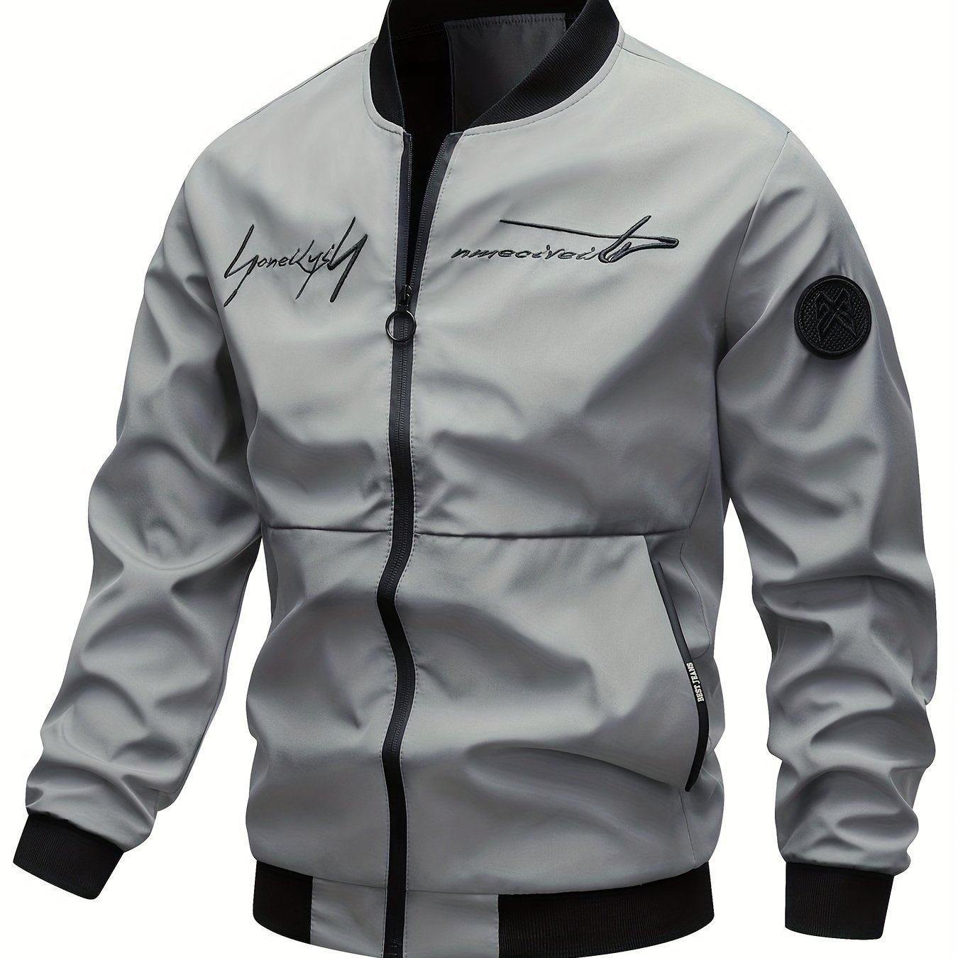 Men's Casual All-match Middle-aged Jacket Spring Autumn Fashion Baseball Coat Lightweight Jacket Top