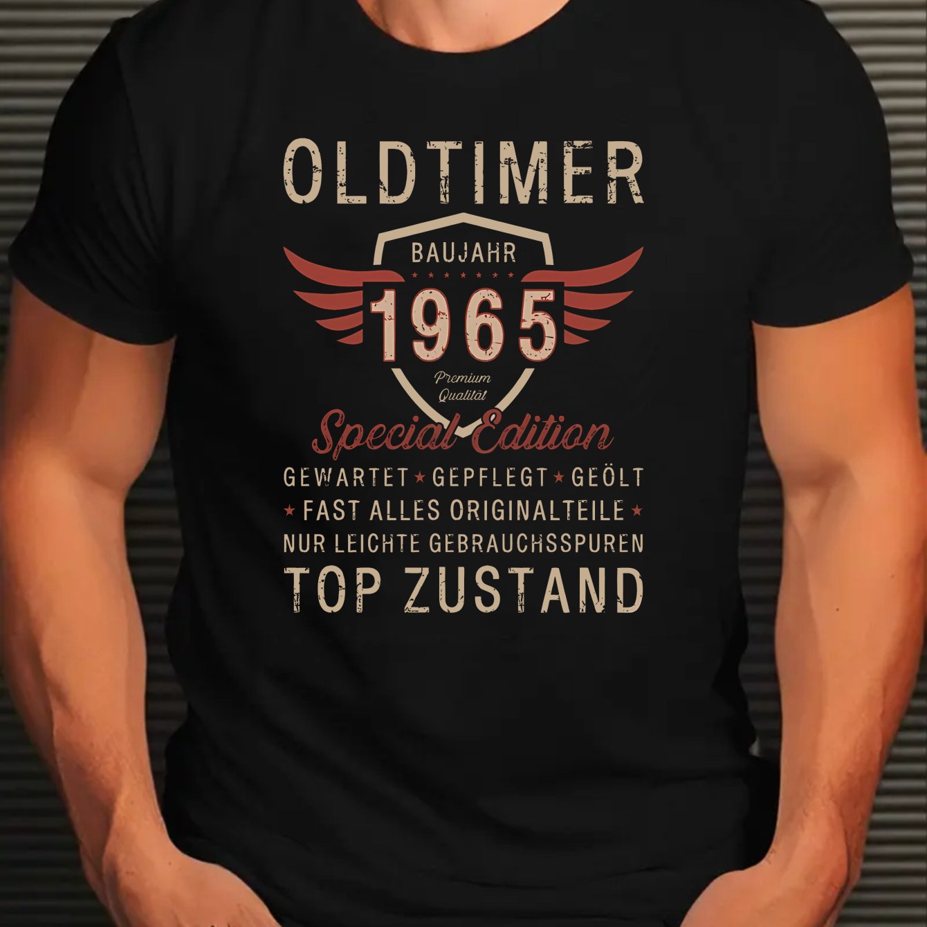 Vintage 1965 Special Edition Tee - Men's Crew Neck T-shirt - 100% - Comfortable Fabric - Perfect For Gift Or Just For Yourself