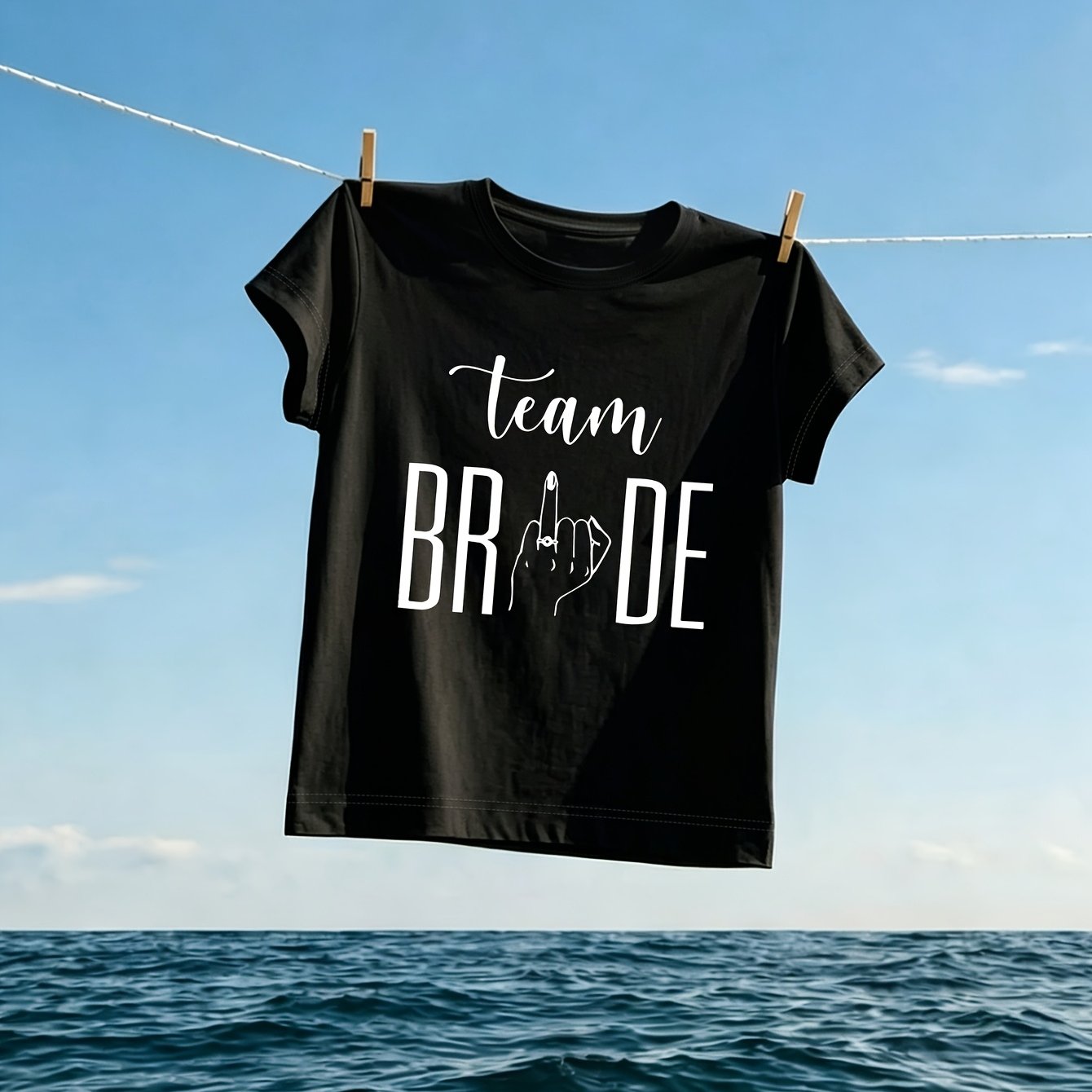 Image of Victory Graphic Print T-shirt, Short Sleeve Crew Neck Casual Top For Summer & Spring, Women's Clothing