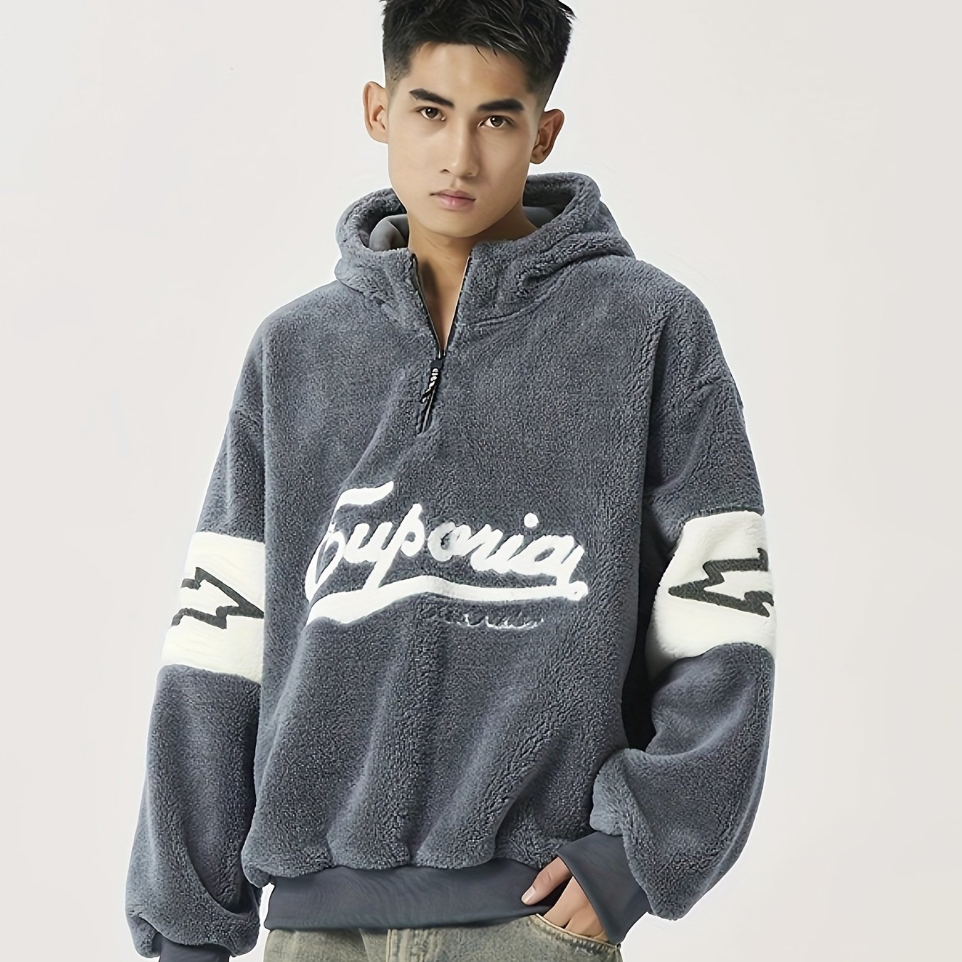 Image of Men's Youth Fashion Trendy Individual Hoodie