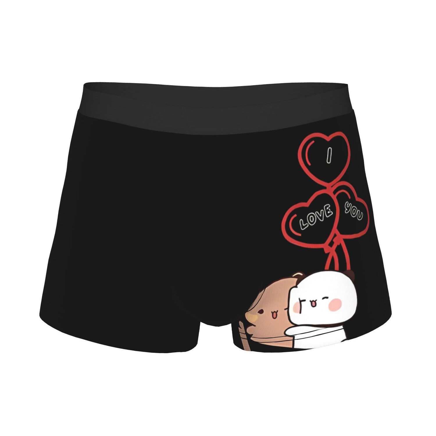 TEMU 1pc I Love You My Dudu Bear From Underpants Homme Panties Male Underwear Shorts Boxer Briefs