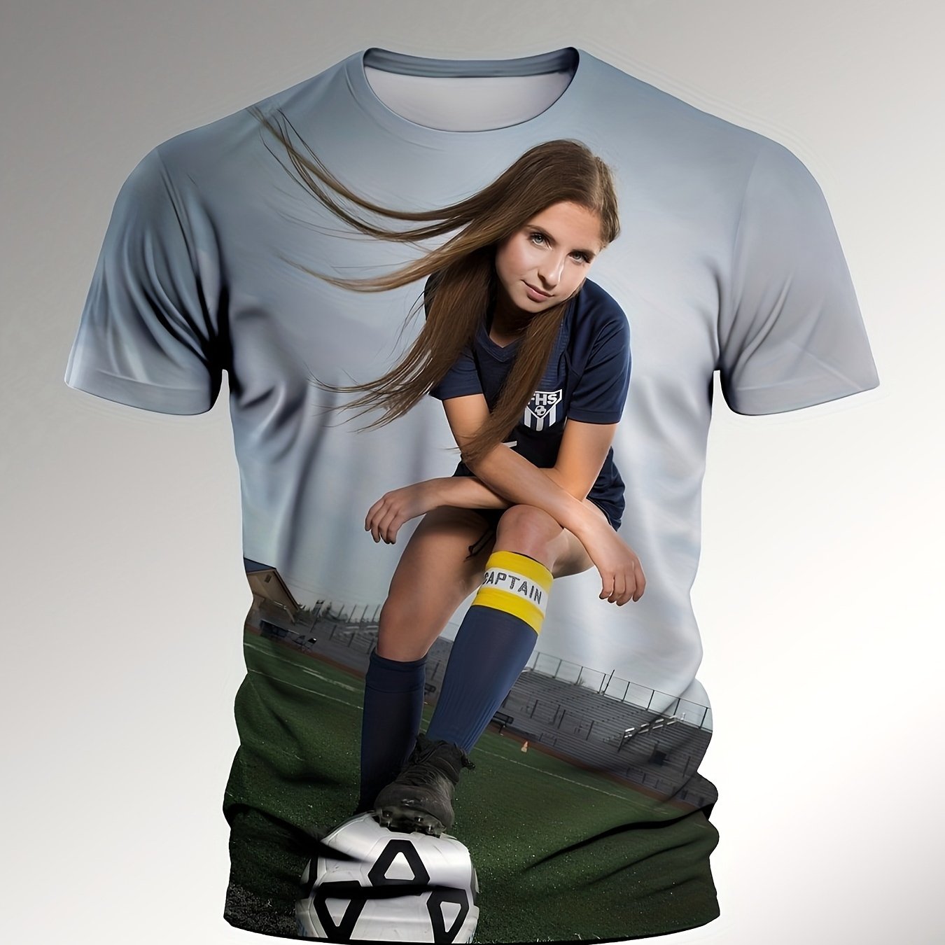 TEMU Men's Custom T-shirts Order Suitable For Team Building, Corporate Branding & Events - Machine Washable Round Neck With /text Printing, Summer