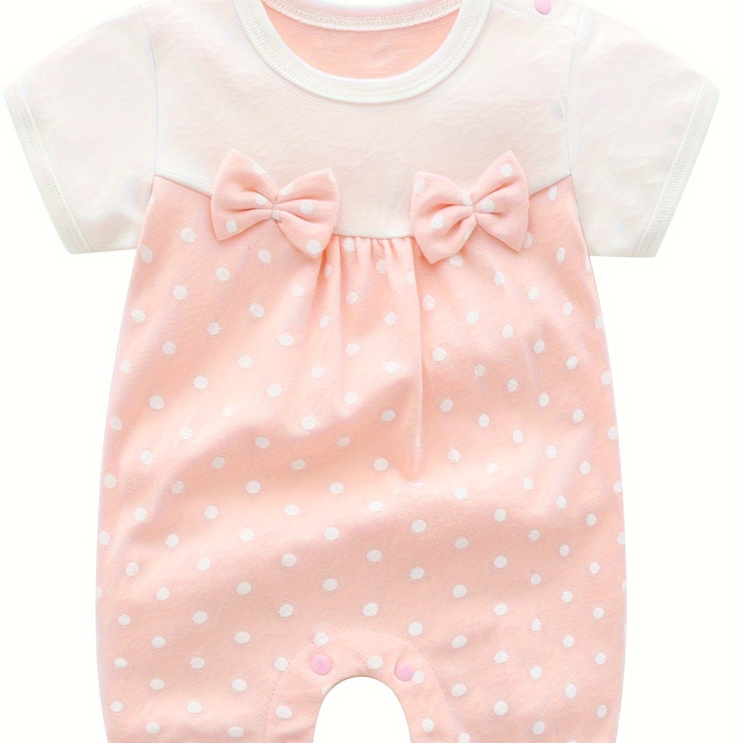 Image of Baby Girl Clothes Thin Baby Girl 3-6-9 Months Princess Dress Short-sleeved Cute Romper, For Outdoor