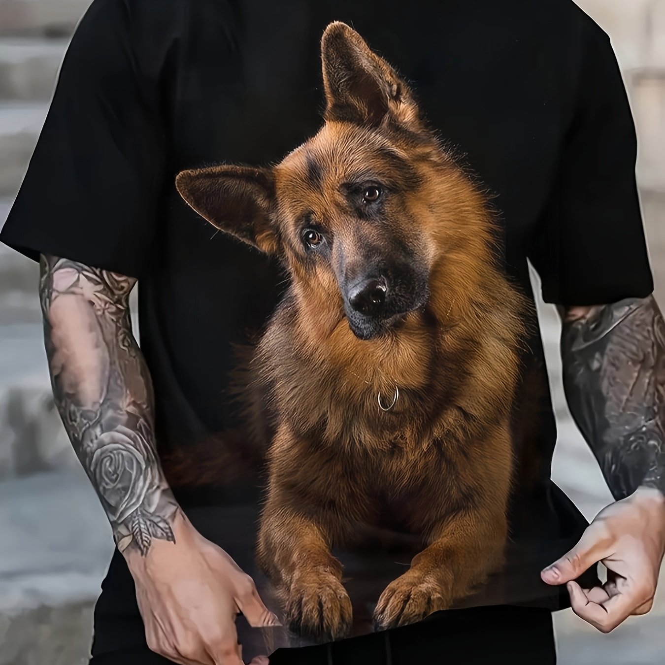 TEMU - Adult T-shirt With , Comfortable Stretchy Round Neck Short Sleeve T-shirt, Regular Fit For Spring, Summer, And Autumn