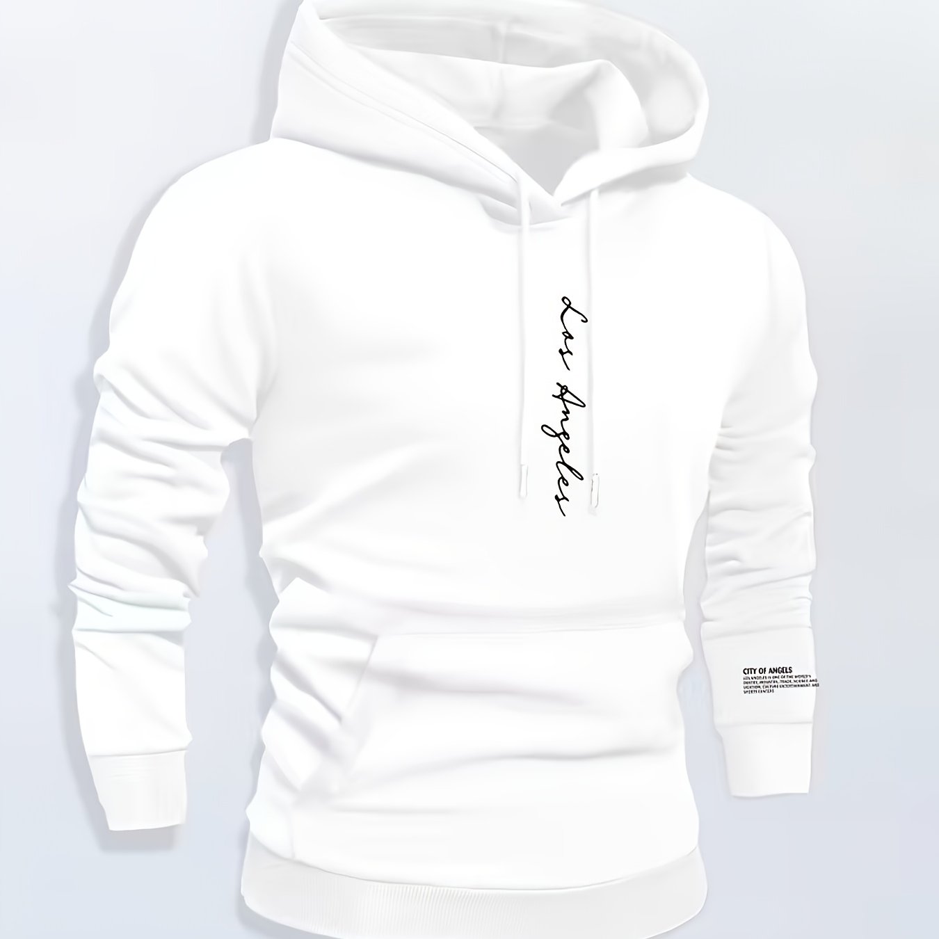 TEMU Los Angeles Hooded Sweatshirt, Comfortable And Versatile For Daily And Holiday Parties