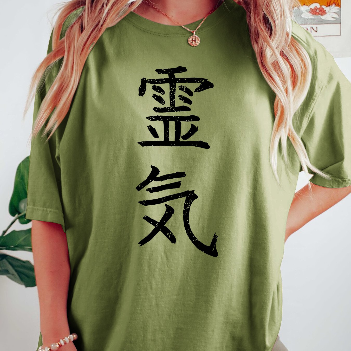 TEMU Women's Summer Plus Size Top | Traditional Chinese Spiritual Retro Distressed Calligraphy Art Print Women's T-shirt | New Chinese Atmosphere