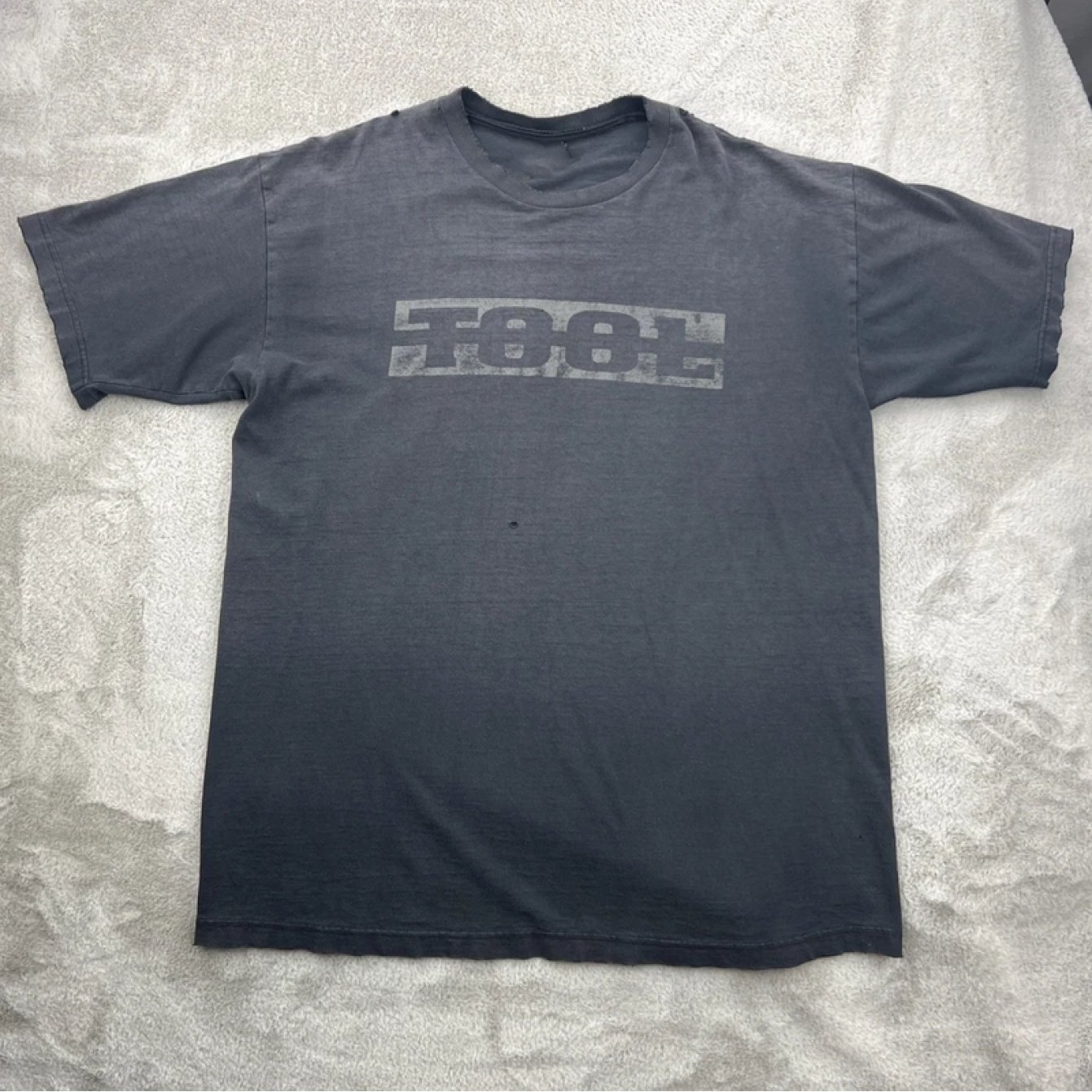 Image of Vtg Tool Shirt Mens Black Aenima Tour Concert Rock Album Faded 90s