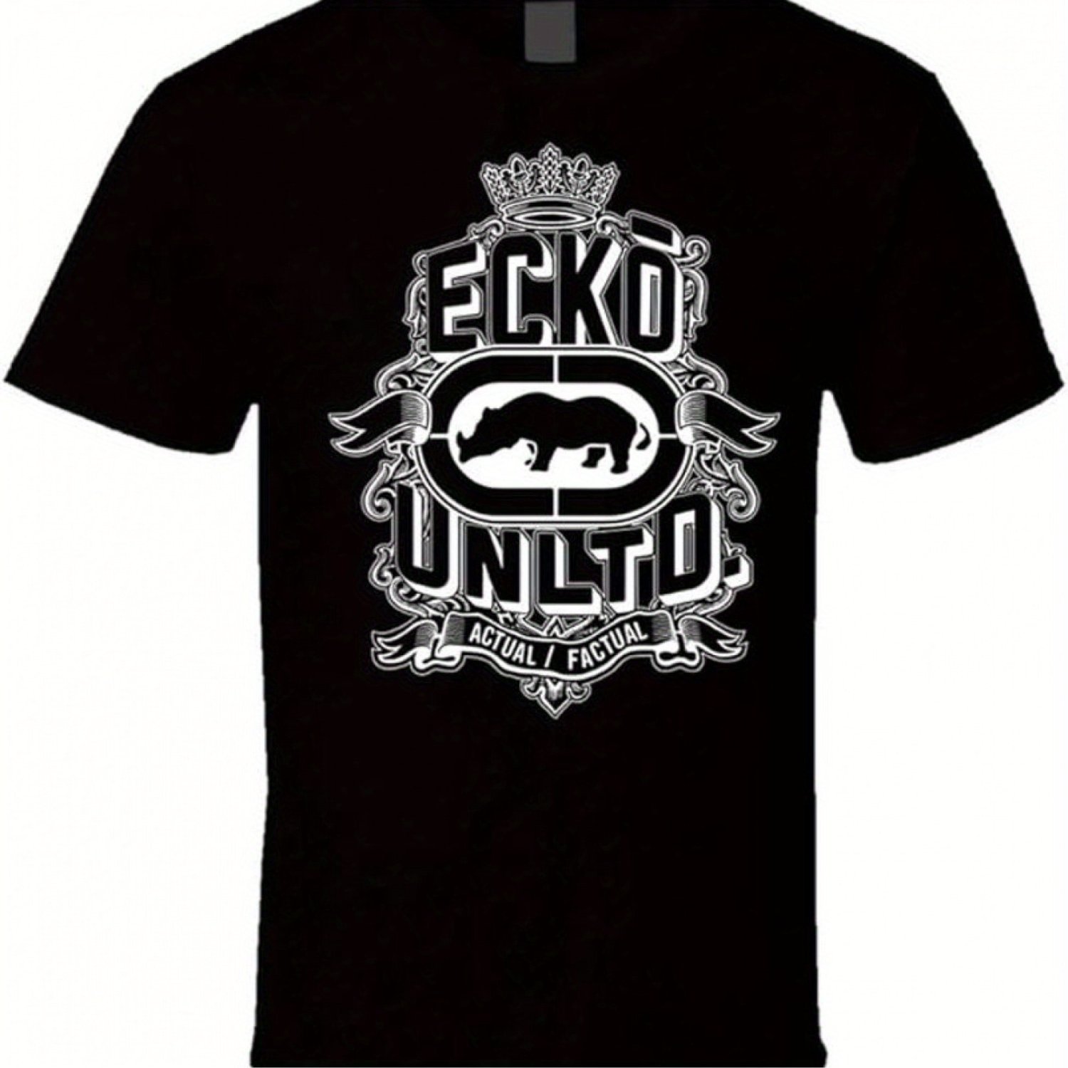 TEMU Men' Cotton T-shirt - 100% Cotton, 180g, Logo Graphic, Comfortable Round Neck Short Sleeve Tee, Breathable & For All , Perfect Gift For Men, Breathable Clothing | | Machine Washable